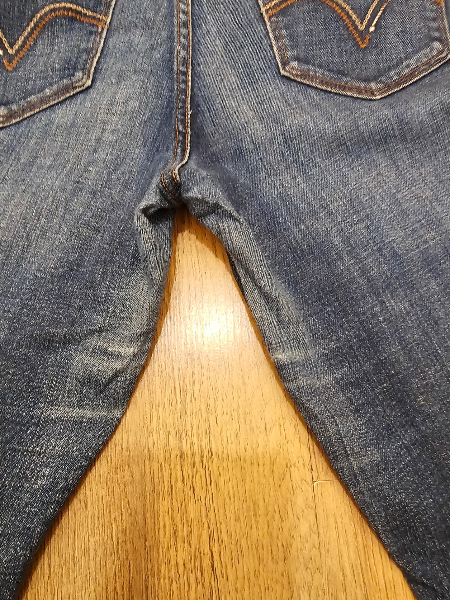 Levi's Womens Blue Jeans 529 Curvy Boot Cut Fit - W27/30L