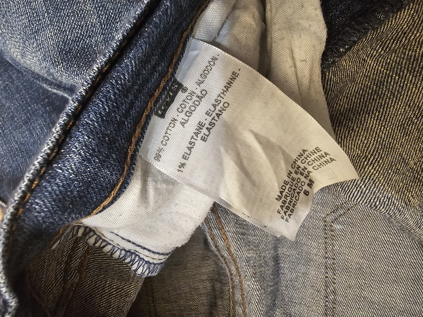 Levi's Womens Blue Jeans 529 Curvy Boot Cut Fit - W27/30L