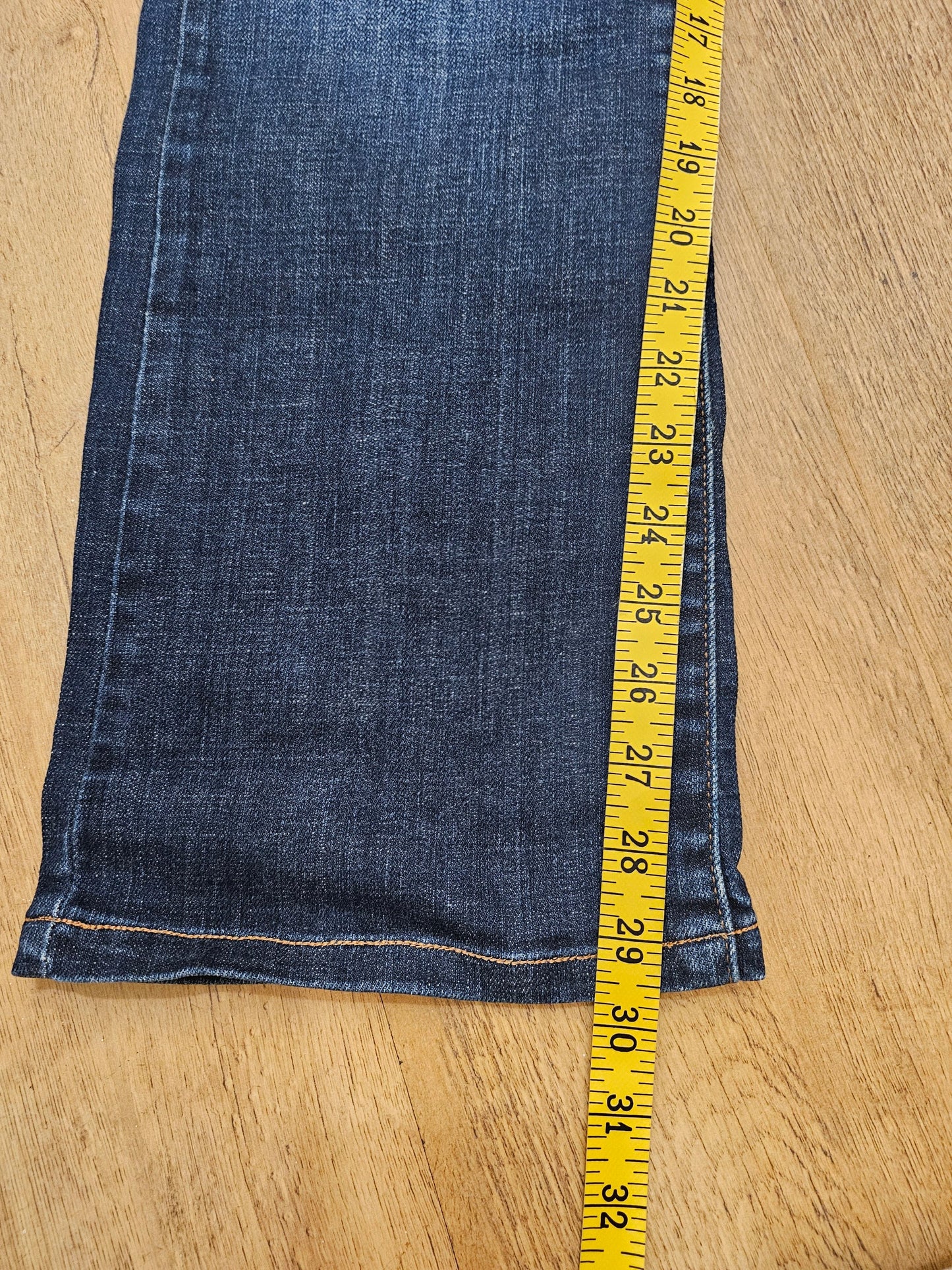 Levi's Womens Blue Jeans 529 Curvy Boot Cut Fit - W27/30L