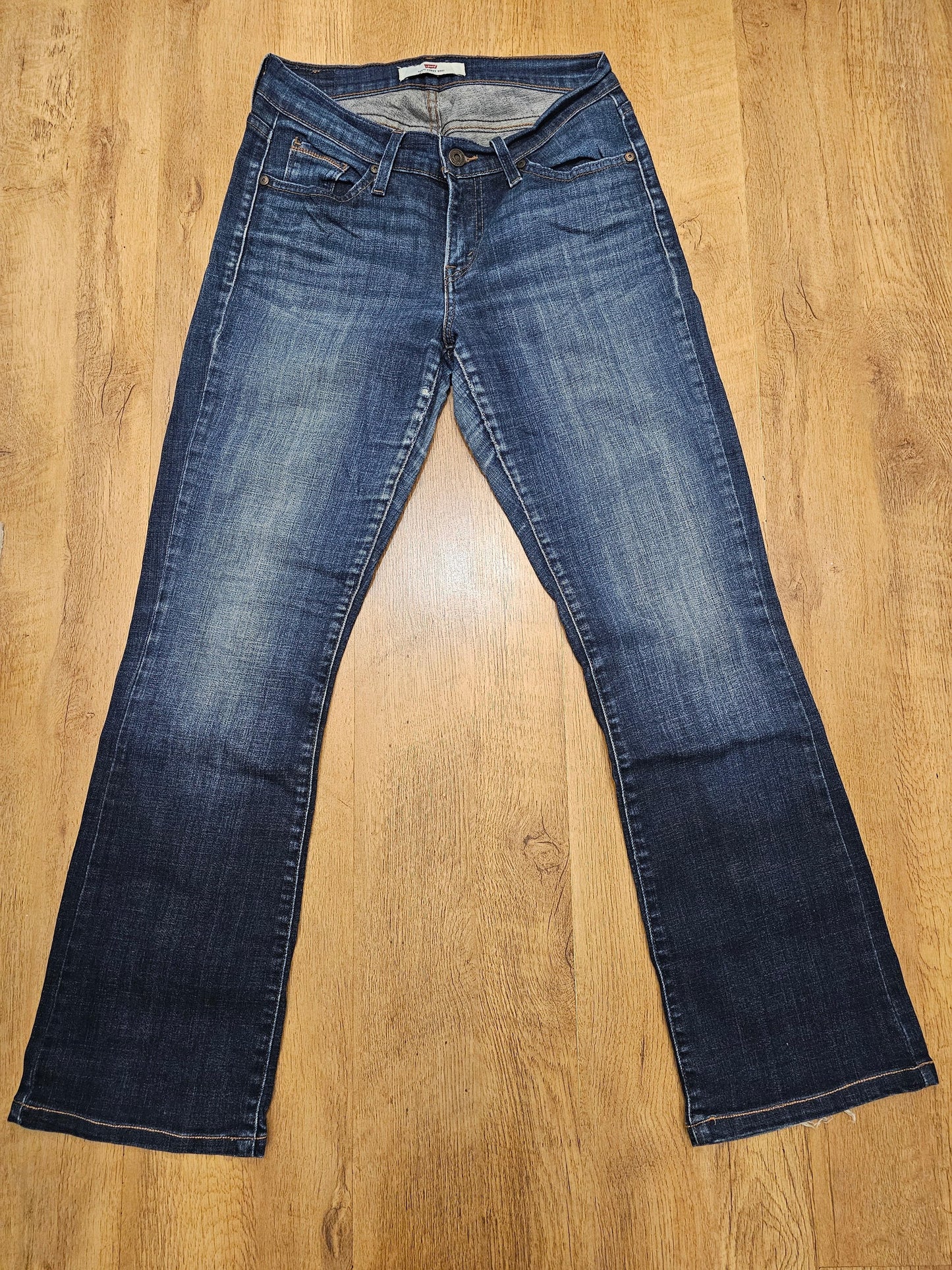 Levi's Womens Blue Jeans 529 Curvy Boot Cut Fit - W27/30L