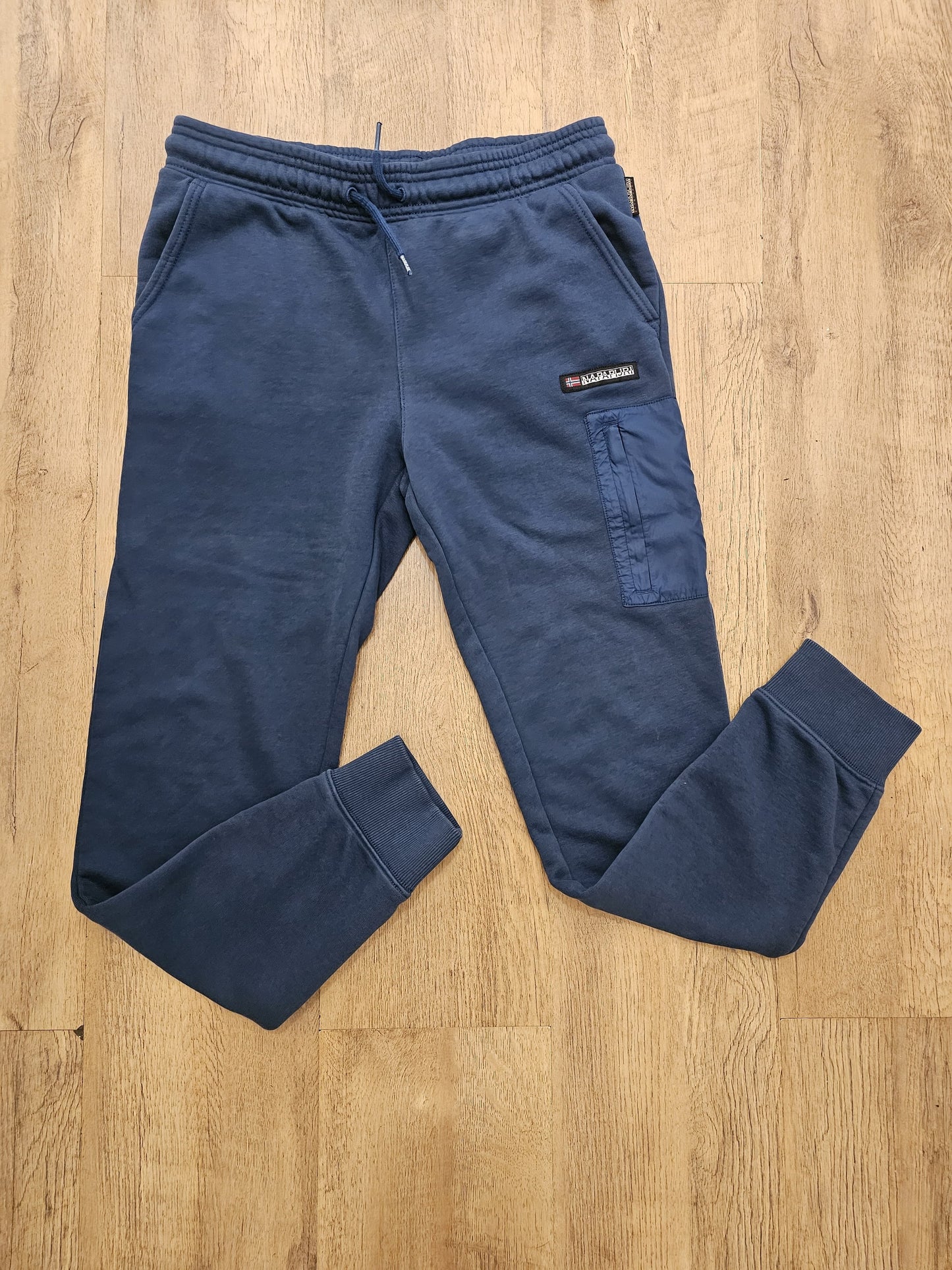 Napapijri Bamix Navy Blue Sweatshirt & Joggers Matching Set - S/M Small/Medium