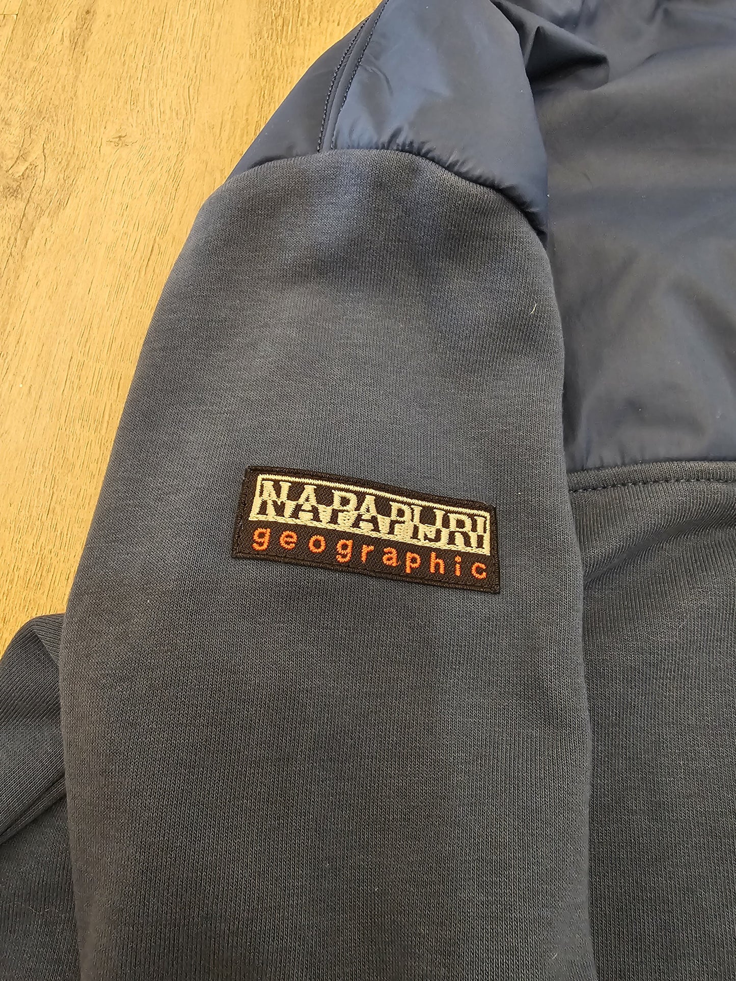Napapijri Bamix Navy Blue Sweatshirt & Joggers Matching Set - S/M Small/Medium