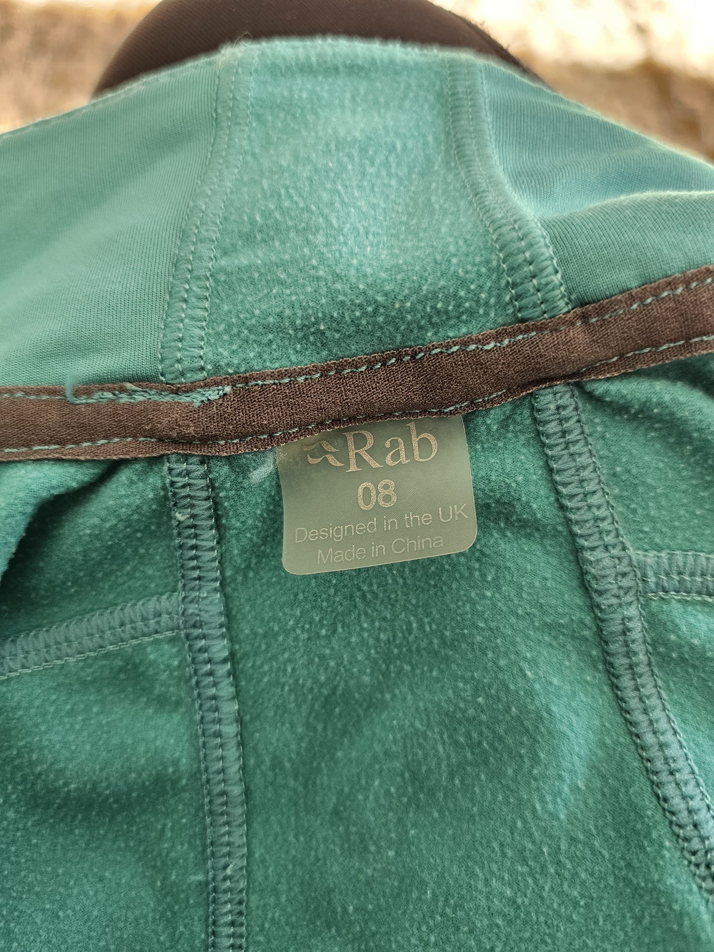 Rab Base/Mid Layer Pullover Pull On Long Sleeve 1/2 Zip - UK 8