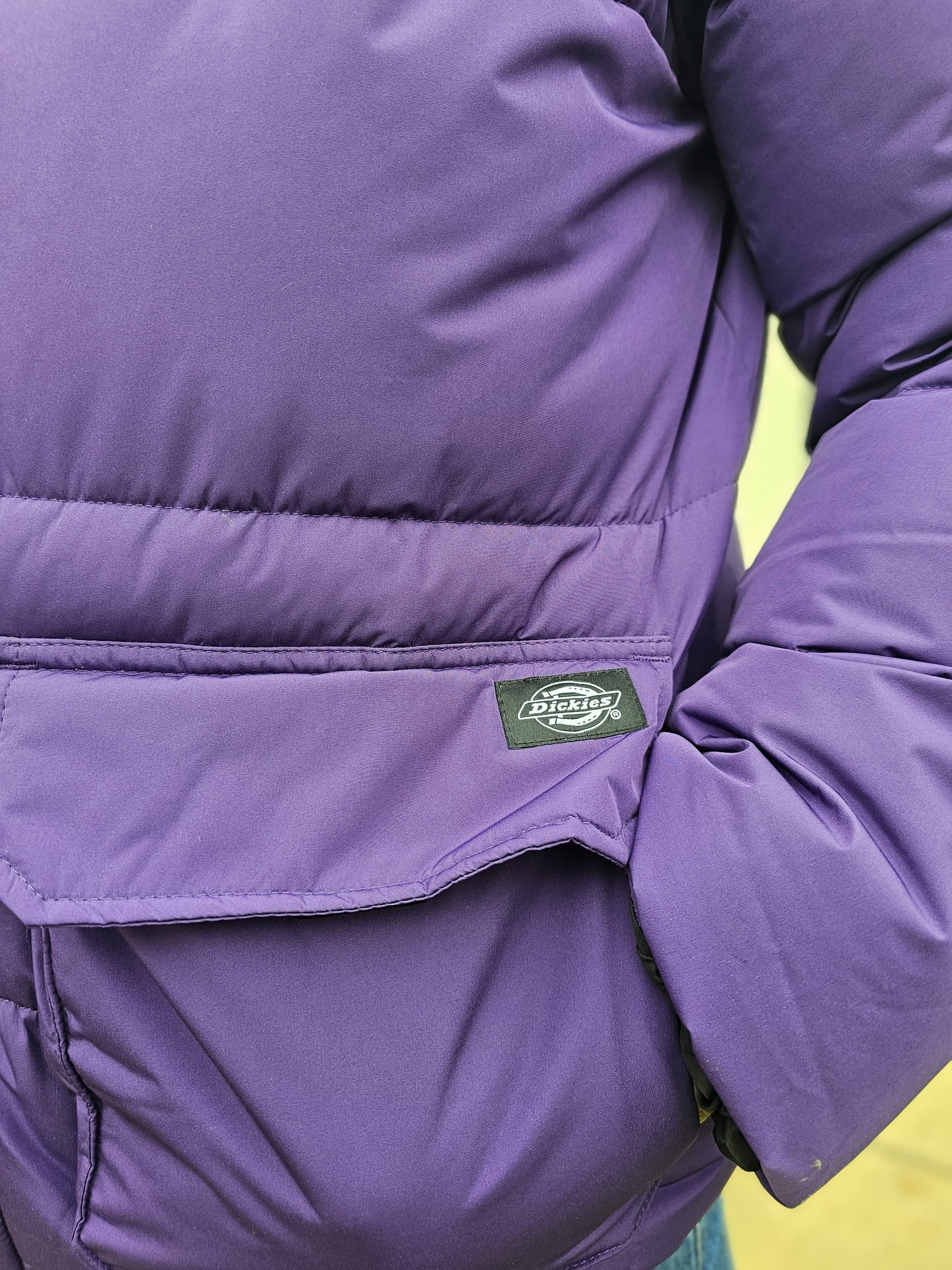 Awesome Dickies Olaton Jacket In Deep Purple Puffer M/Medium