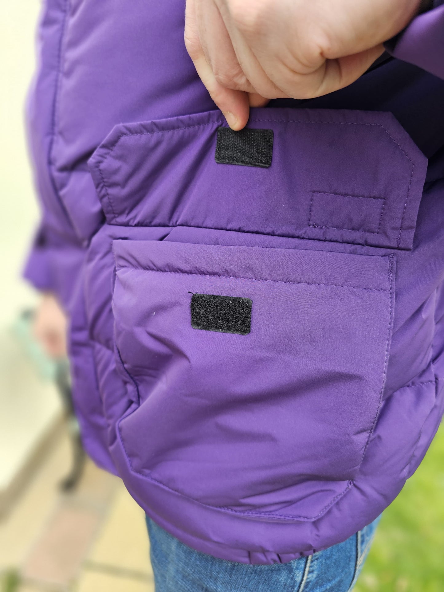Awesome Dickies Olaton Jacket In Deep Purple Puffer M/Medium