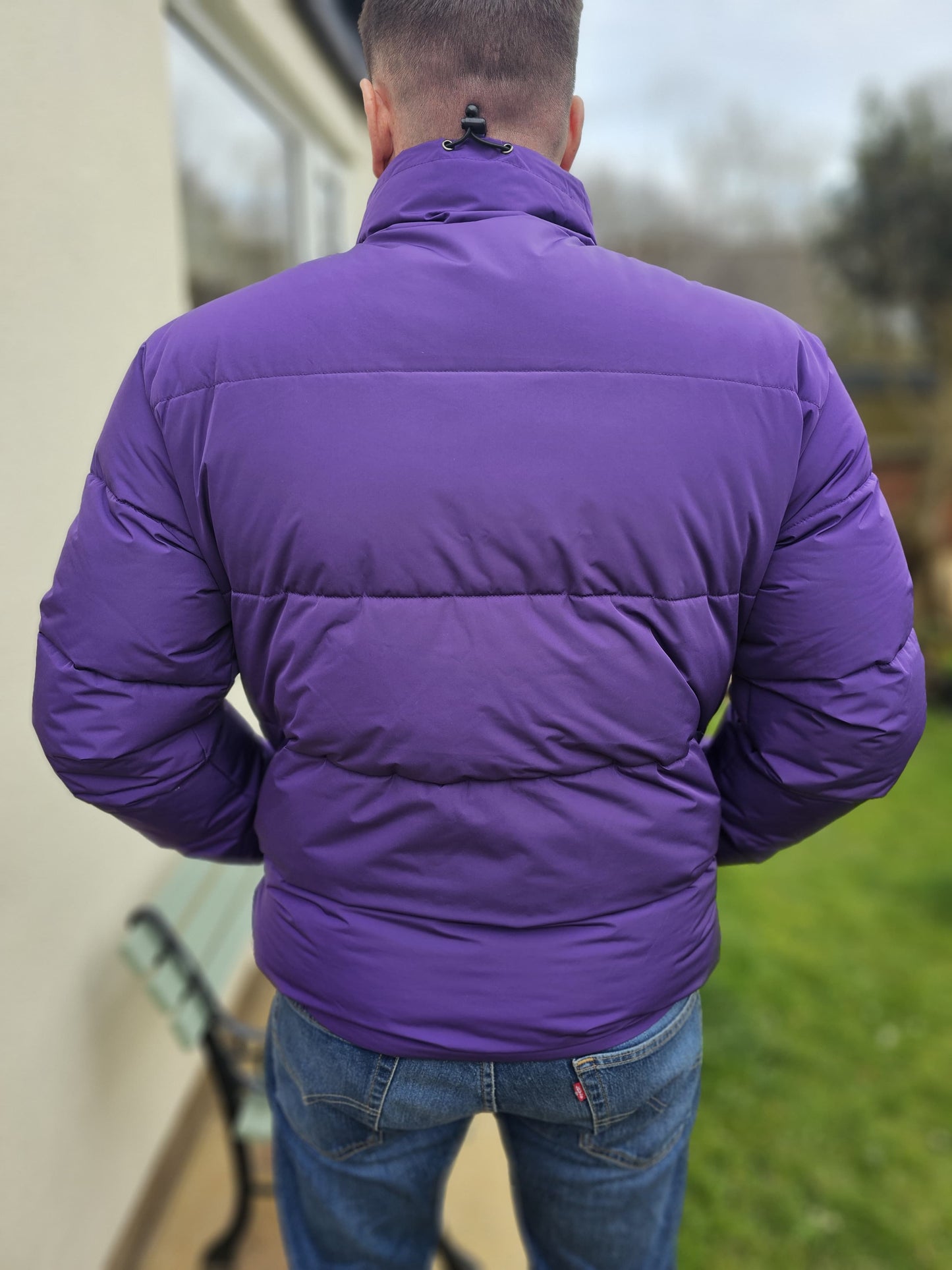 Awesome Dickies Olaton Jacket In Deep Purple Puffer M/Medium