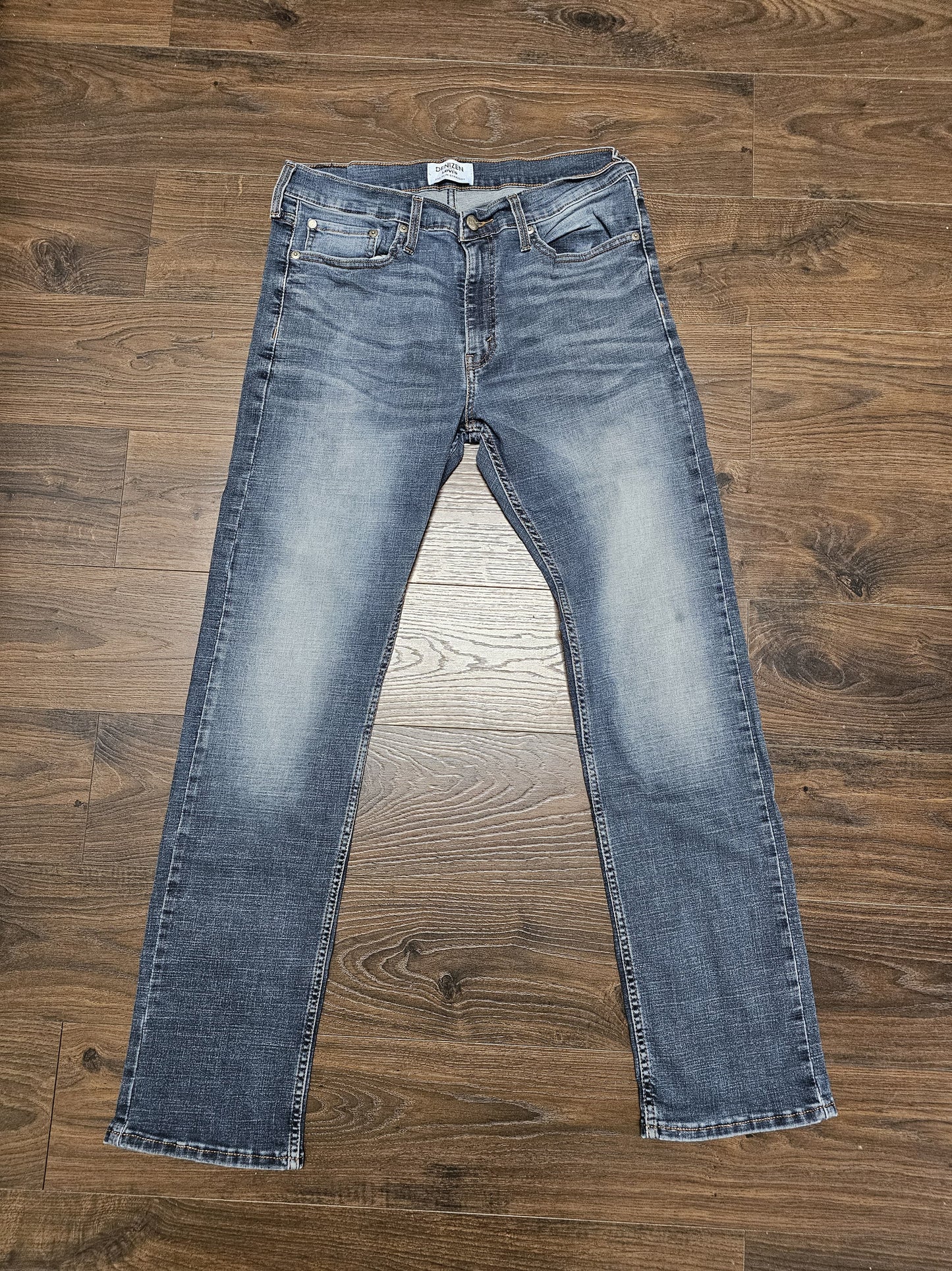 Levi's Mens Blue Jeans 232 Slim Straight Fit W32/32L Denim