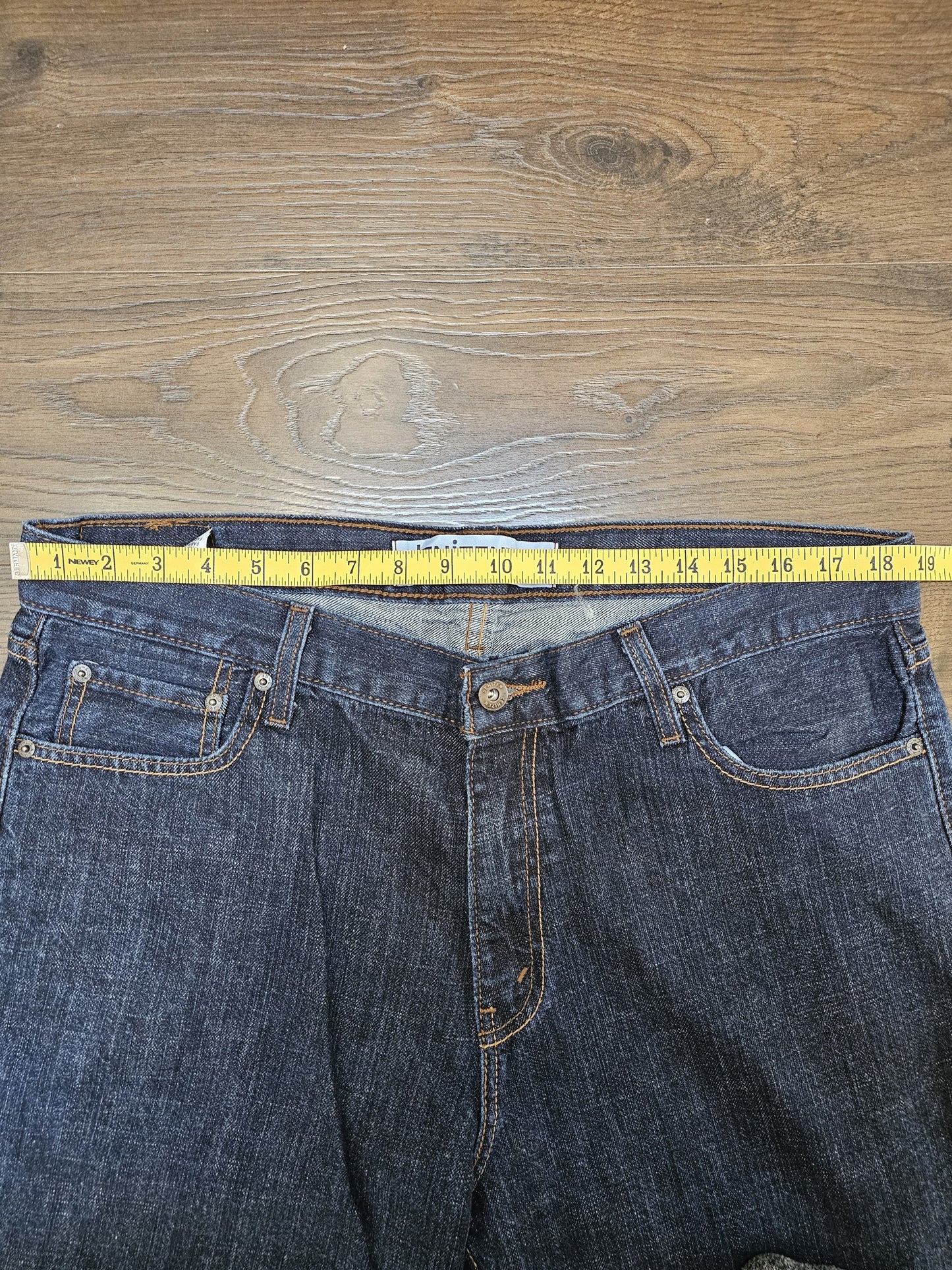 Levi's Mens Blue Jeans 281 Straight Fit W37/32L Denim