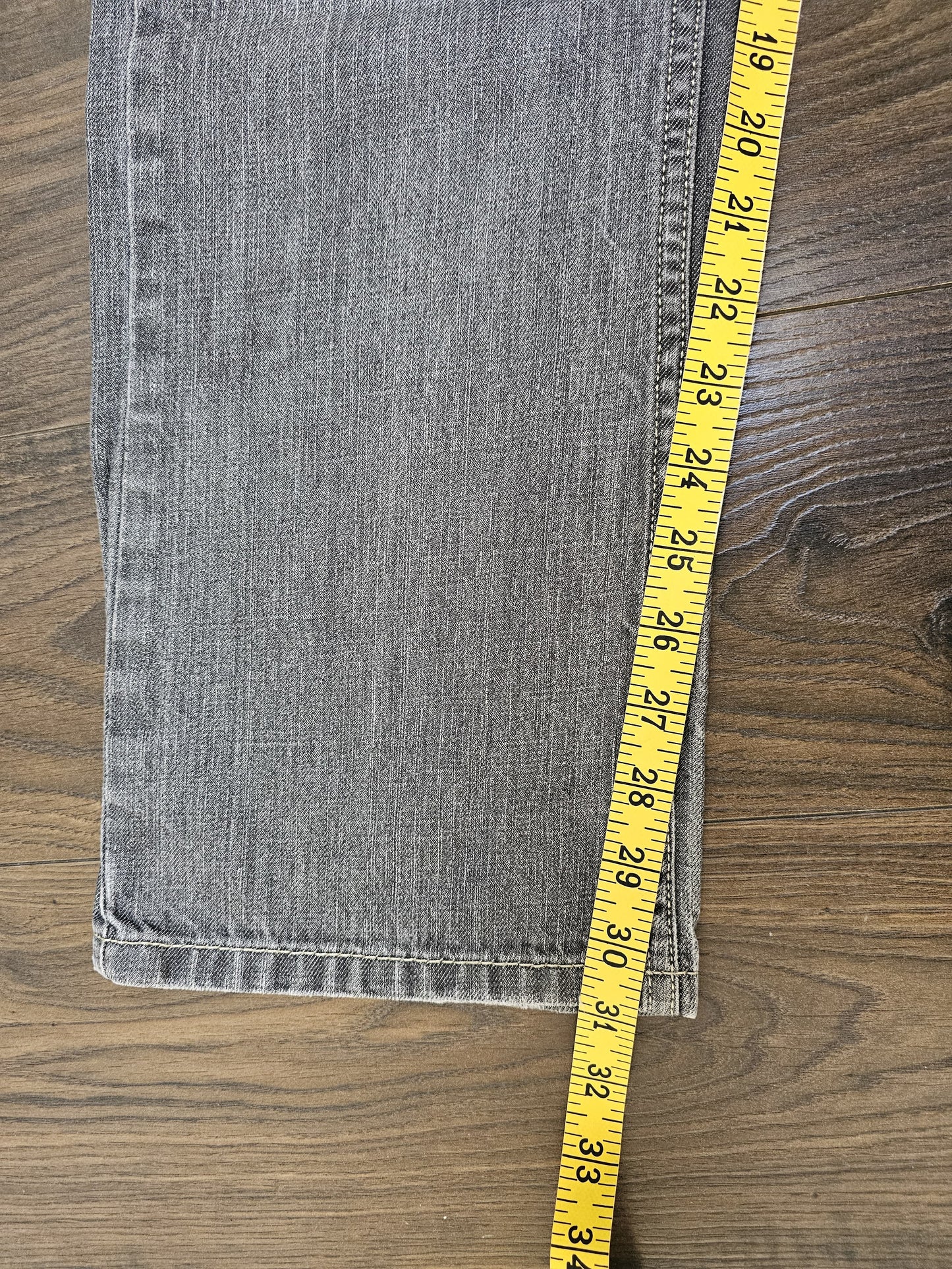 Levi's Mens Grey Jeans 514 Straight Fit W30/31L