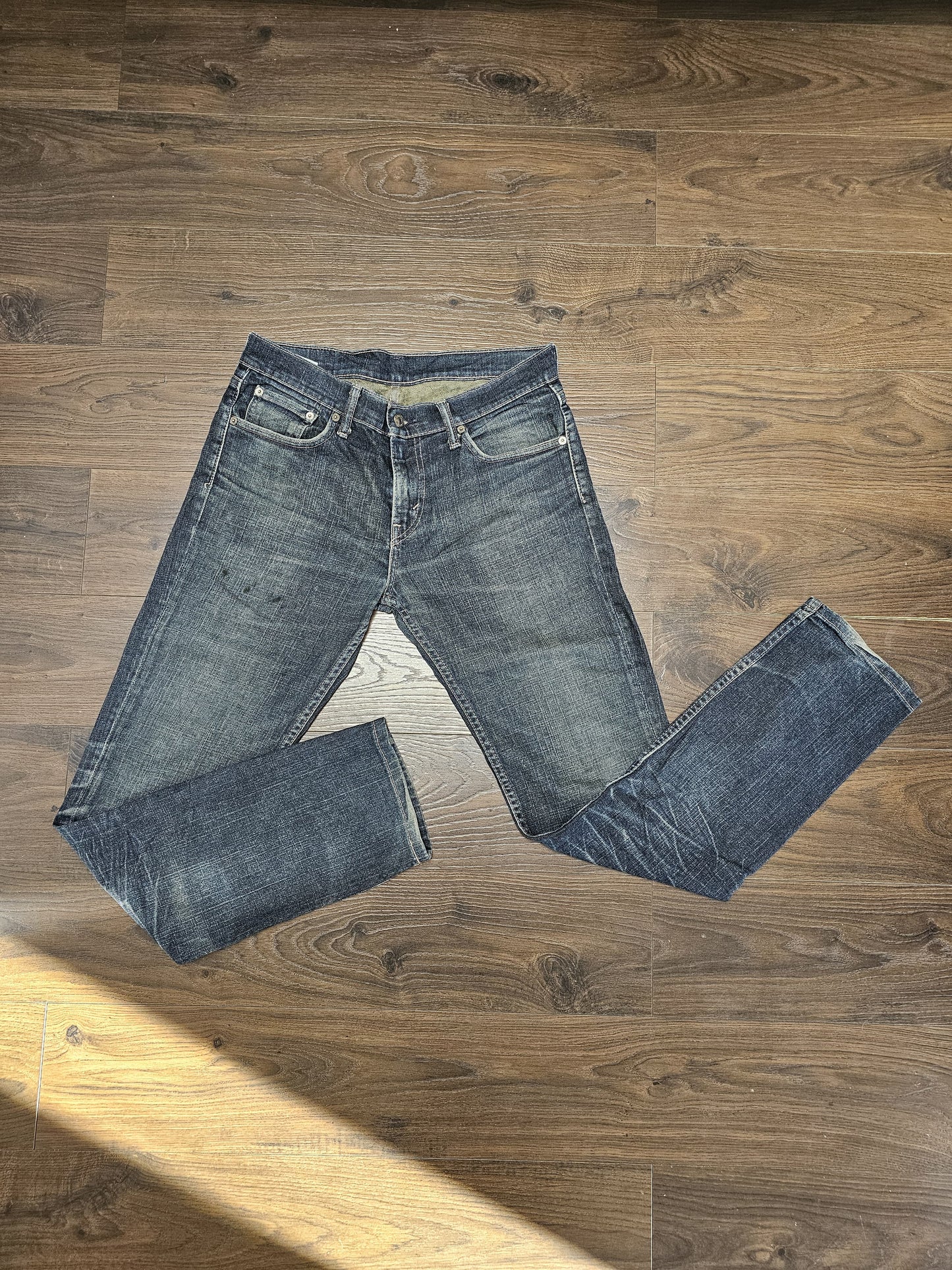 Levi's Mens Blue Jeans 511 Slim Fit W32/32L Denim