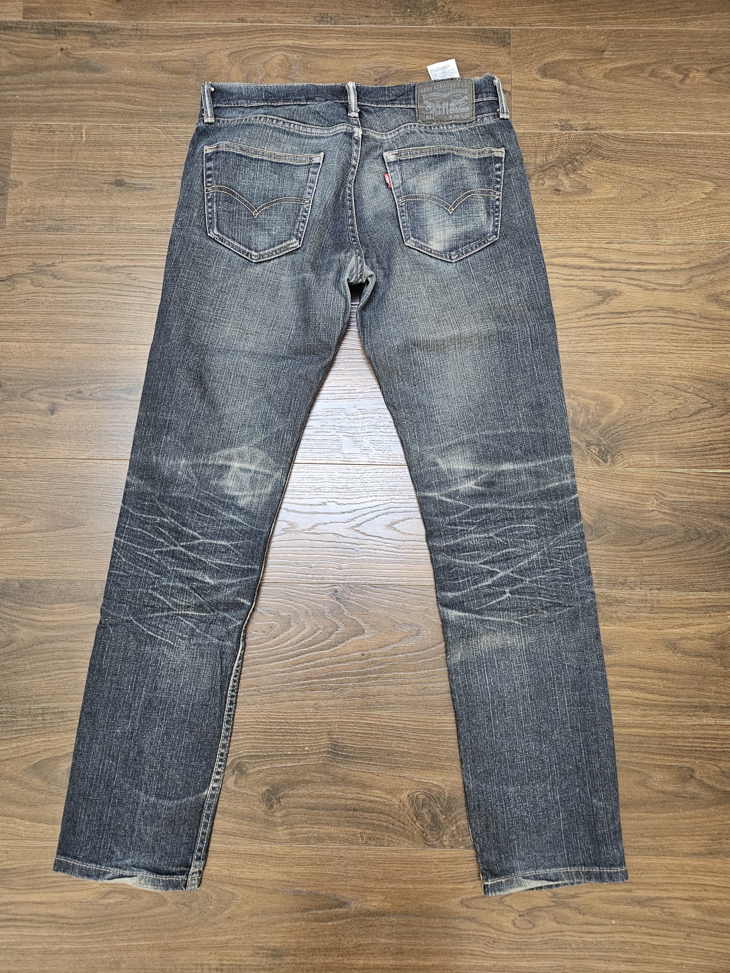 Levi's Mens Blue Jeans 511 Slim Fit W32/32L Denim