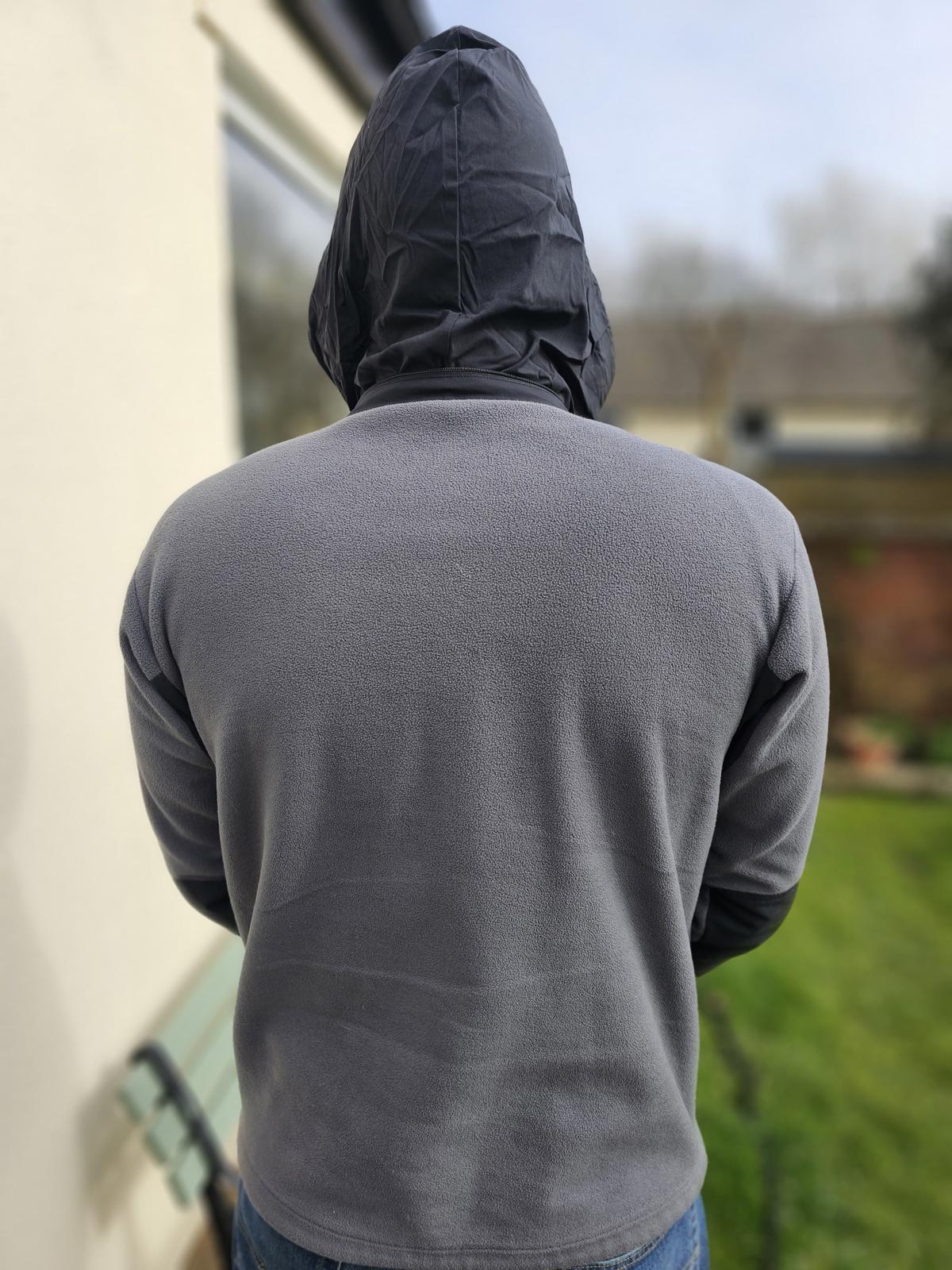 Berghaus Unisex Ascent 91 Black/Grey Full Zip Hooded Fleece Jacket - M/Medium