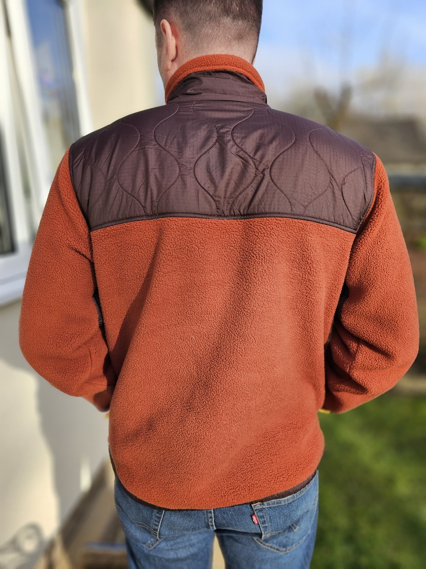 The North Face Button Up Pullover Fleece Jumper - M/Medium