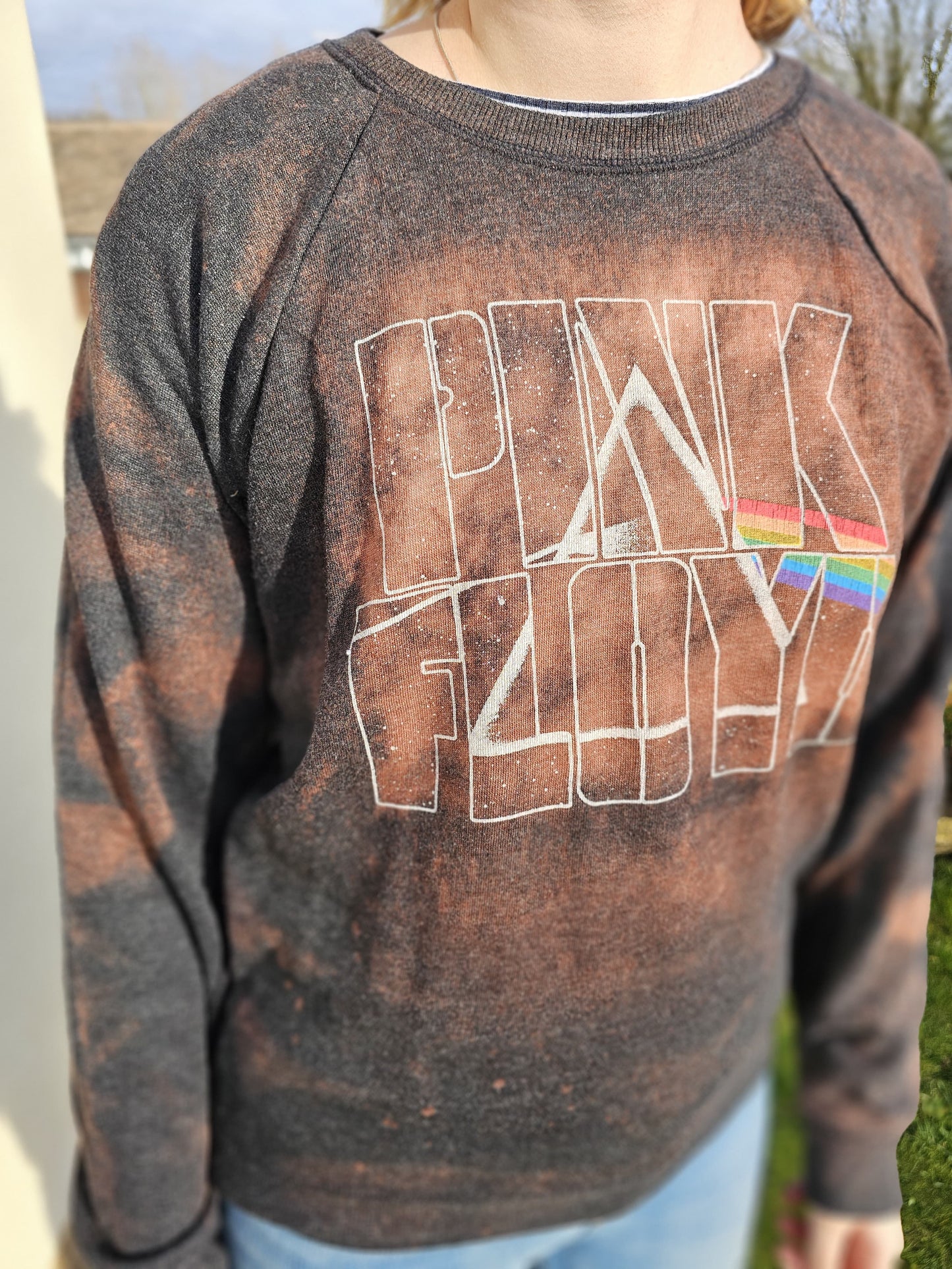 Pink Floyd Pullover Grey Jumper Sweatshirt - S/Small