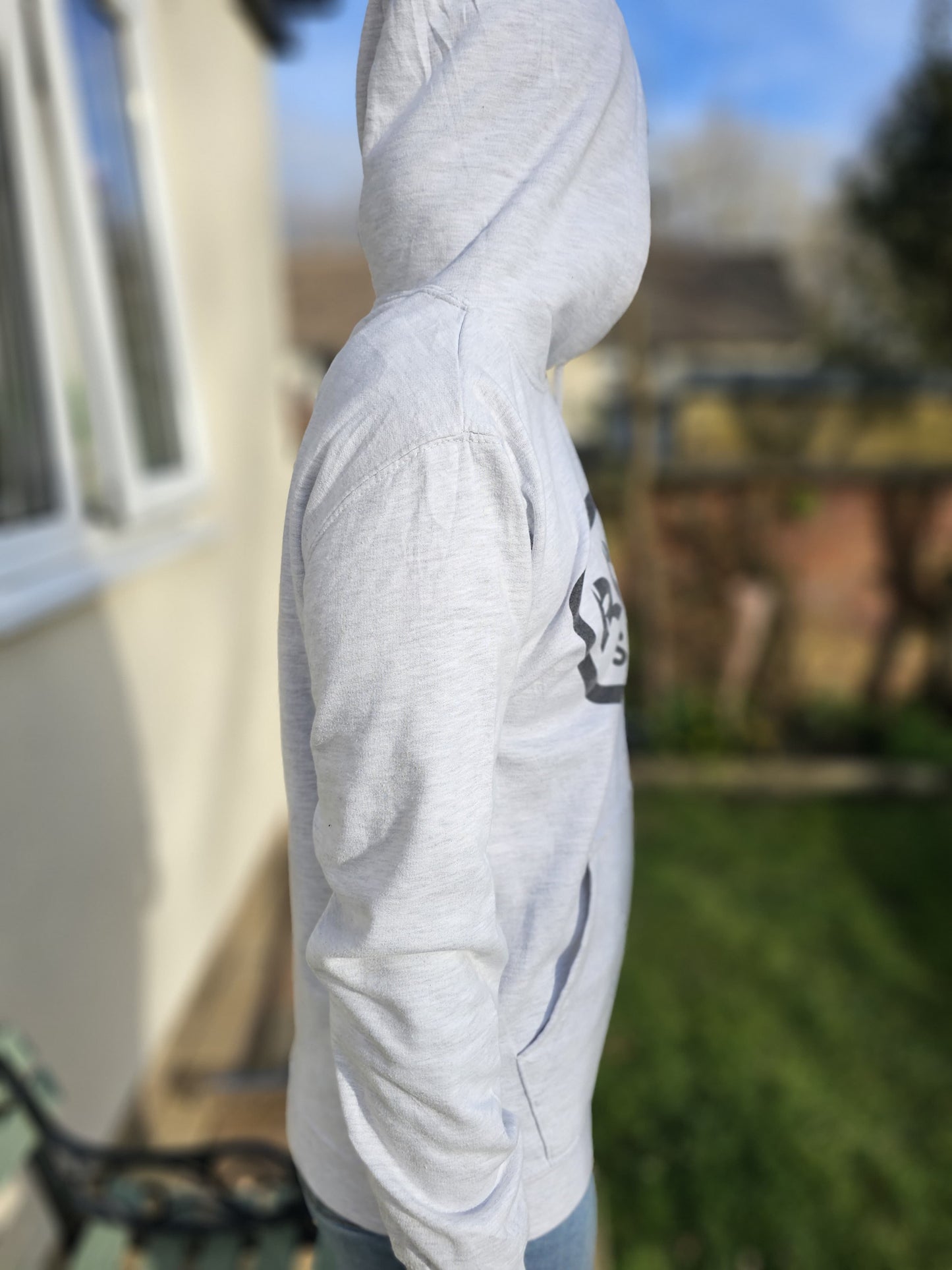 Ron Jon Surf Shop Pullover Hoodie Grey - S/Small