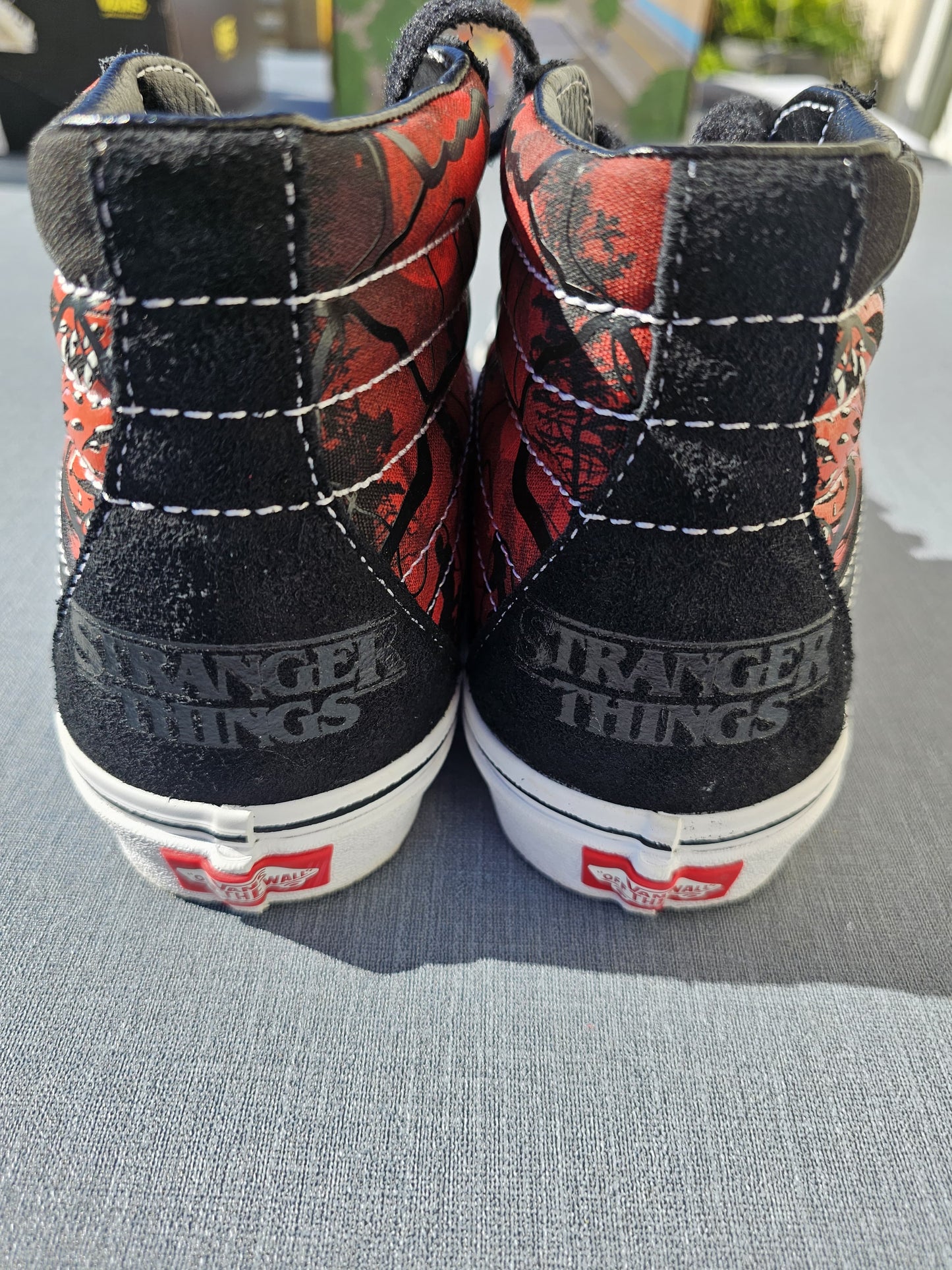Vans X Stranger Things High Top Sneakers Trainers Skate Shoes UK 7 Rare