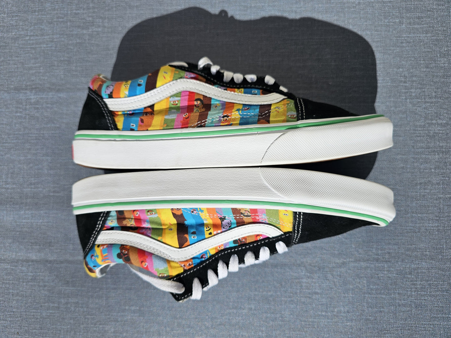 Awesome Vans X Sesame Street Low Top Sneakers Trainers Skate Shoes UK 7.5/41