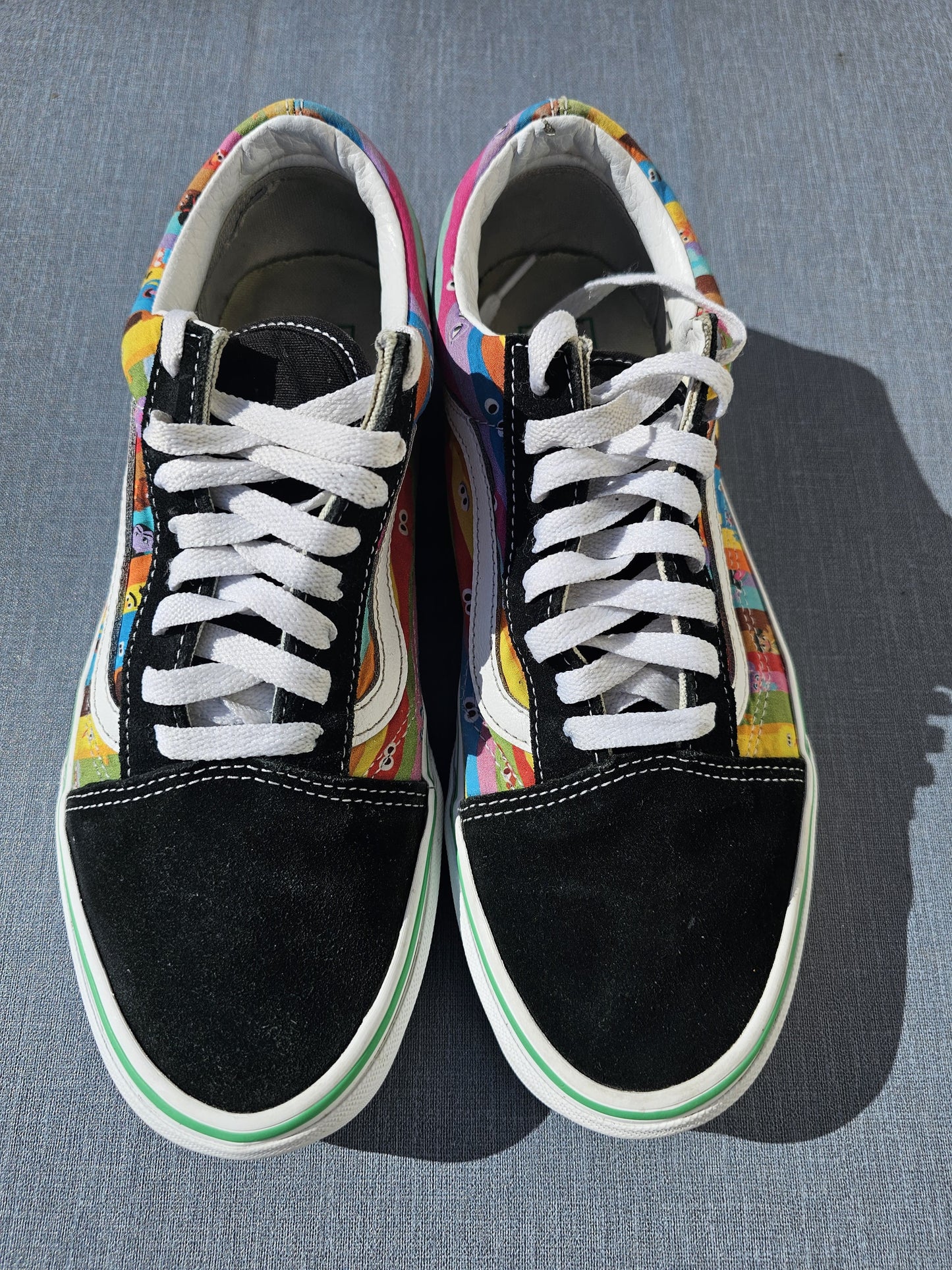 Awesome Vans X Sesame Street Low Top Sneakers Trainers Skate Shoes UK 7.5/41
