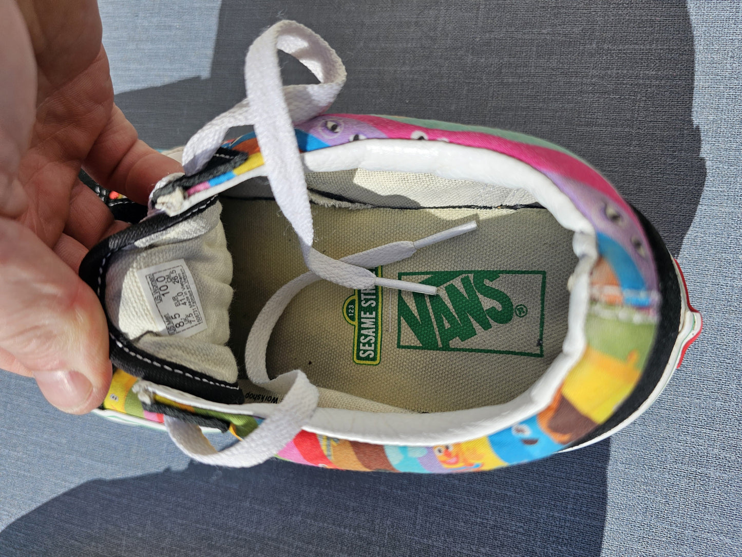Awesome Vans X Sesame Street Low Top Sneakers Trainers Skate Shoes UK 7.5/41