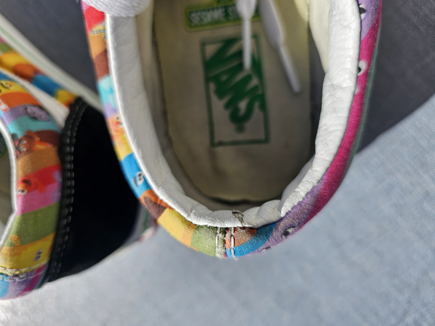 Awesome Vans X Sesame Street Low Top Sneakers Trainers Skate Shoes UK 7.5/41