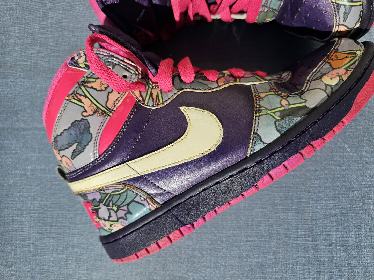 Nike Dunk-Women’s 2009 Vintage Grand High Top Trainers Sneakers UK 6 358858-511