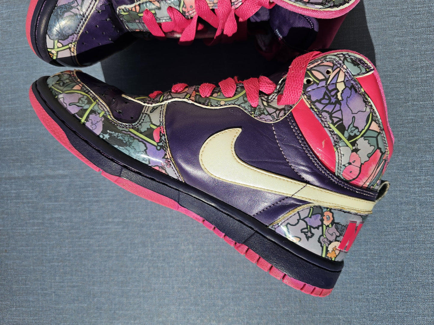 Nike Dunk-Women’s 2009 Vintage Grand High Top Trainers Sneakers UK 6 358858-511