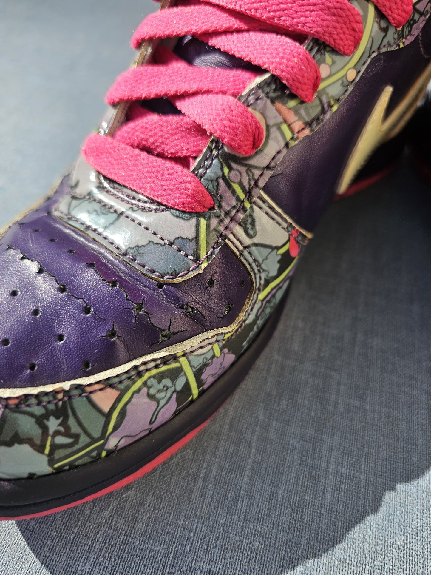Nike Dunk-Women’s 2009 Vintage Grand High Top Trainers Sneakers UK 6 358858-511