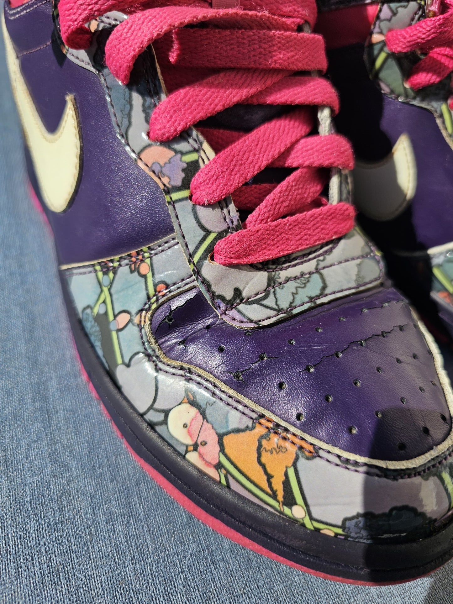 Nike Dunk-Women’s 2009 Vintage Grand High Top Trainers Sneakers UK 6 358858-511