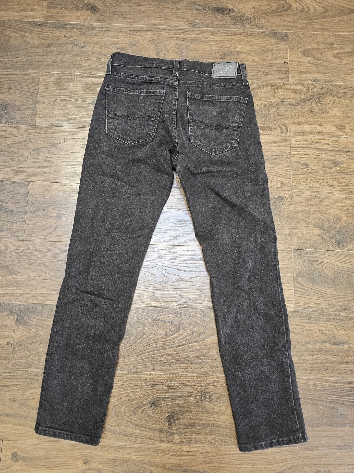 Levi's Mens Black Jeans 216 Slim Fit W31/30L Denim