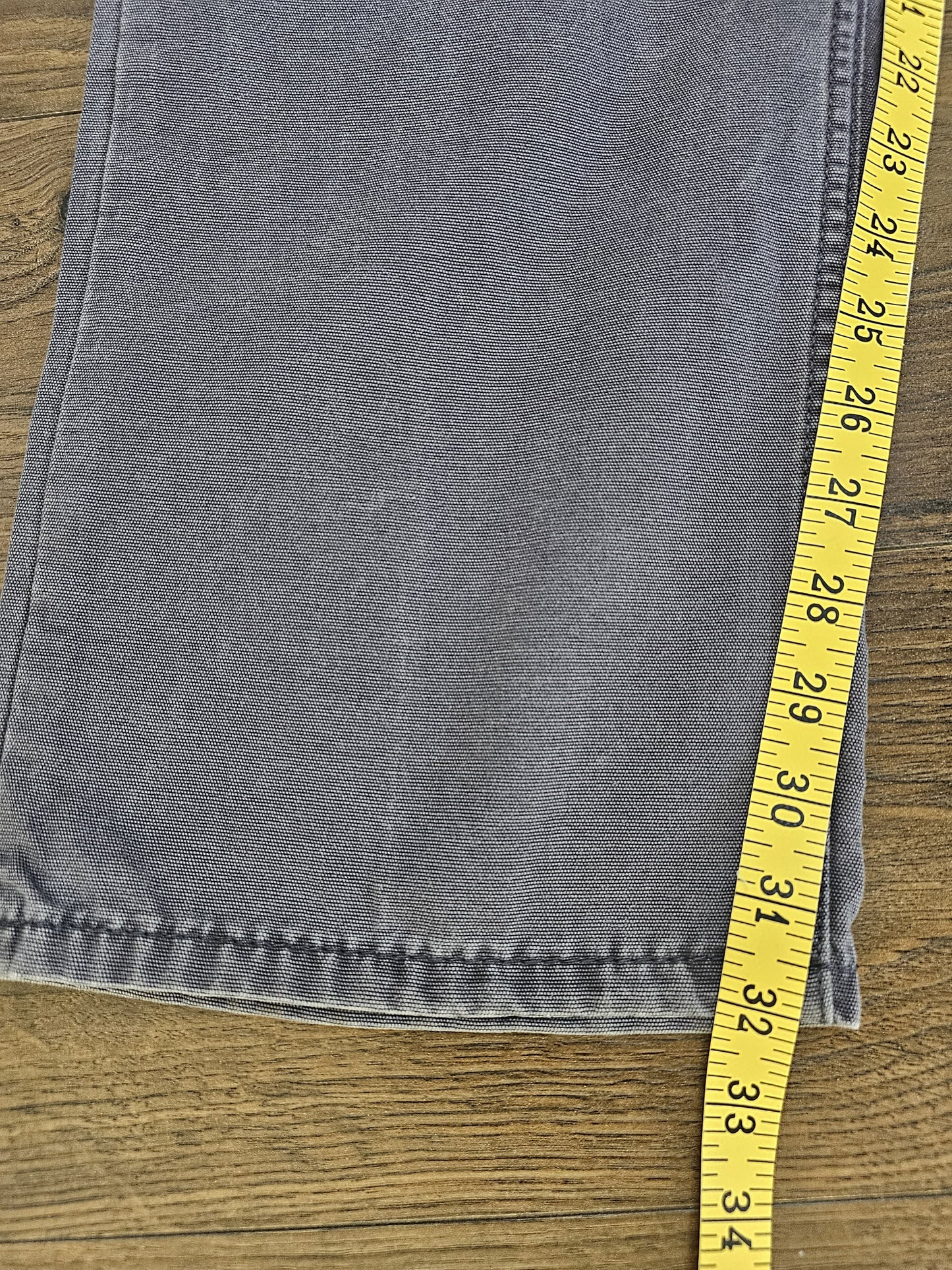 Levi's Mens Grey Jeans 514 Straight Fit W36/32L Denim