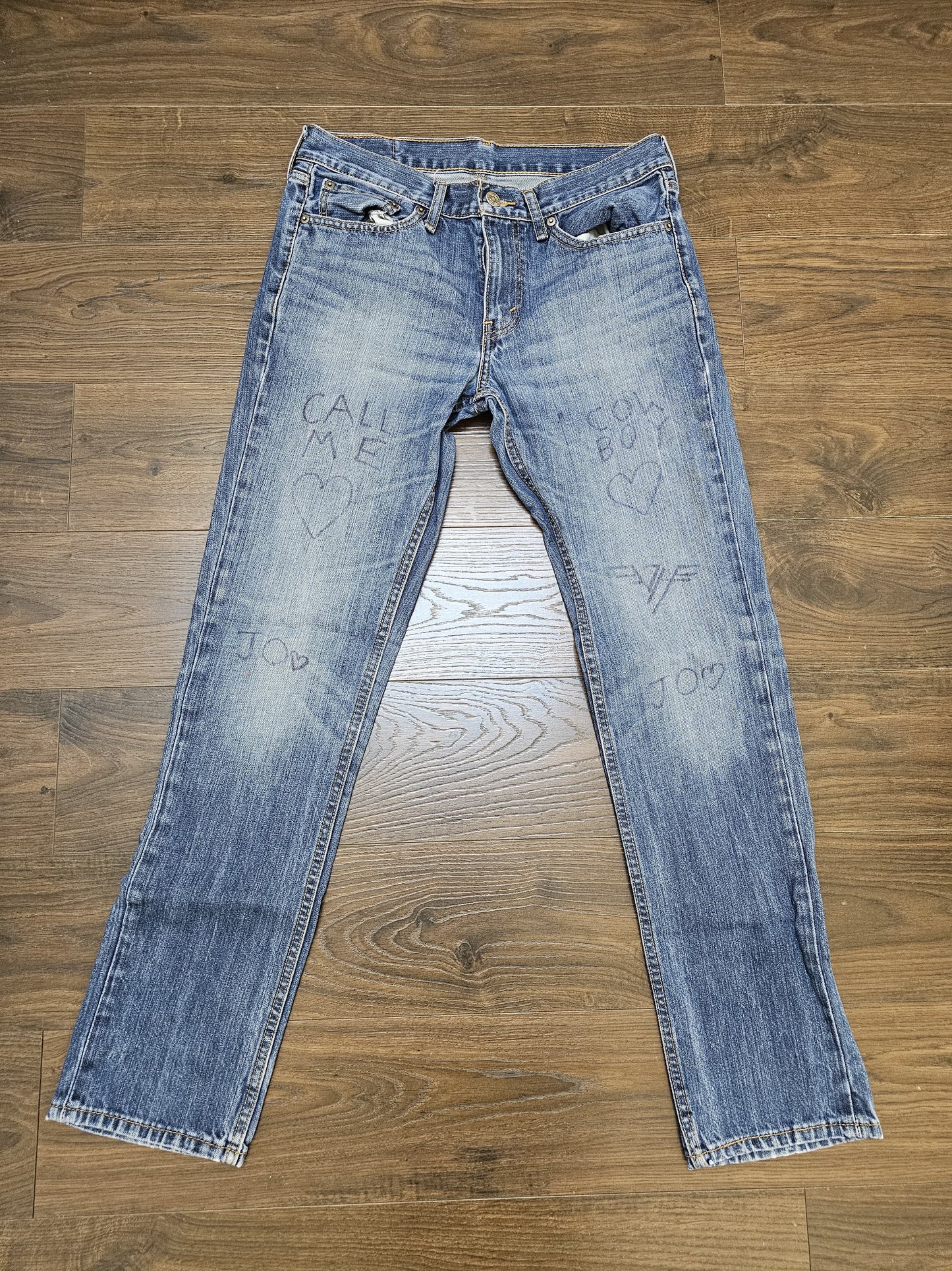 Levi's Mens Blue Jeans 511 Slim Fit W31/31L Denim