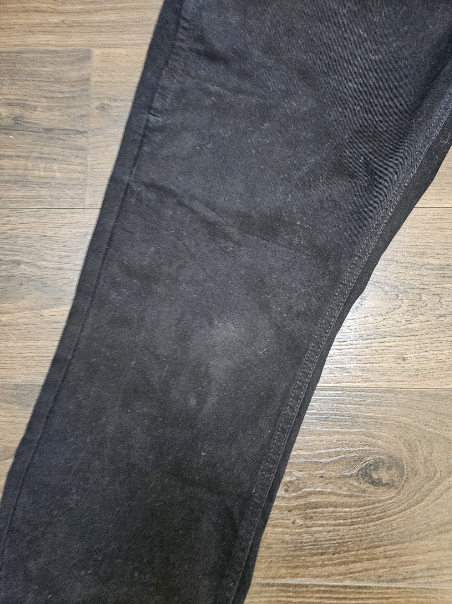 Levi's Mens Black Jeans Athletic Fit W34/29L Denim