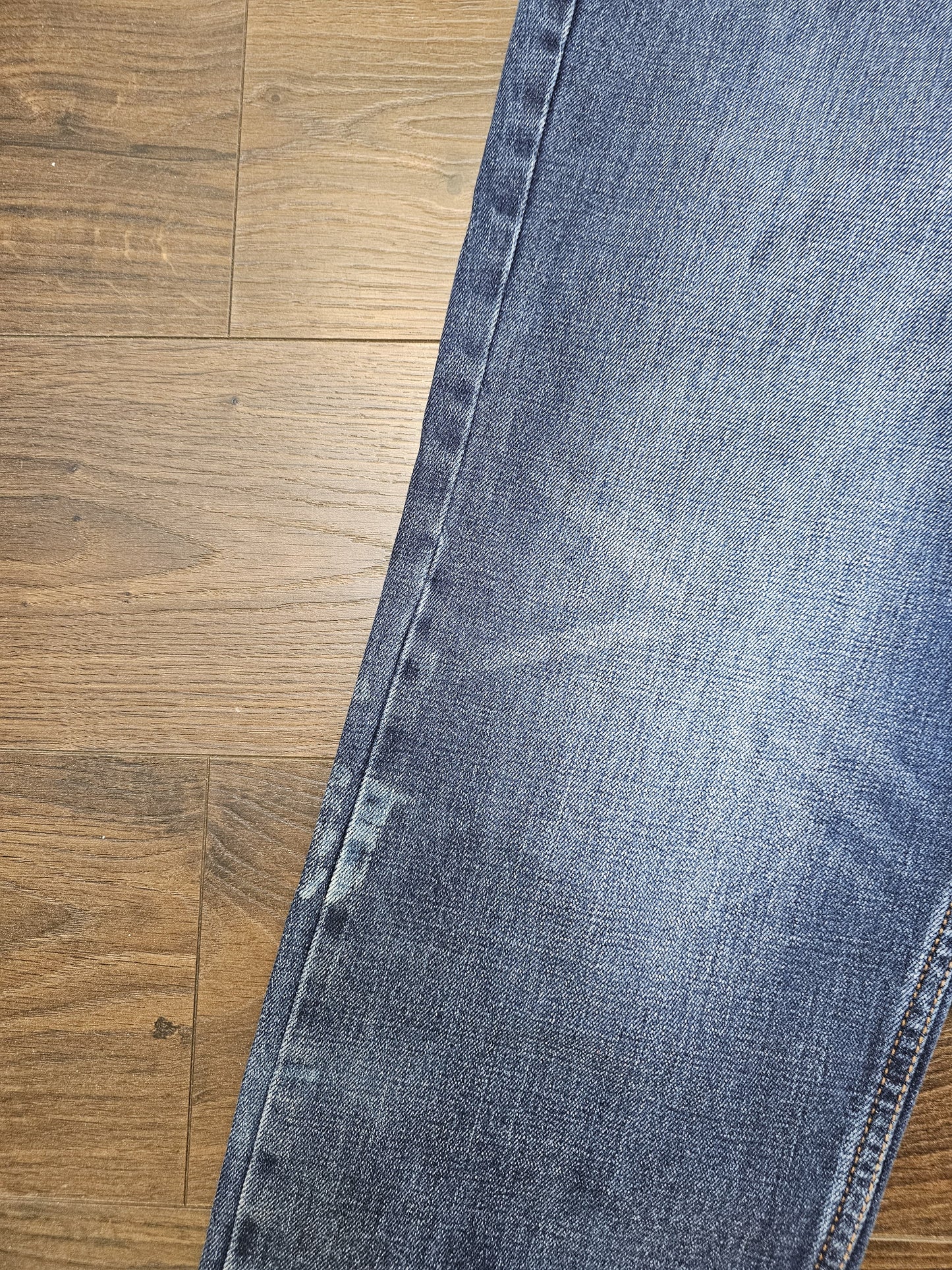 TU Mens Blue Jeans Straight Fit W32/29L Denim