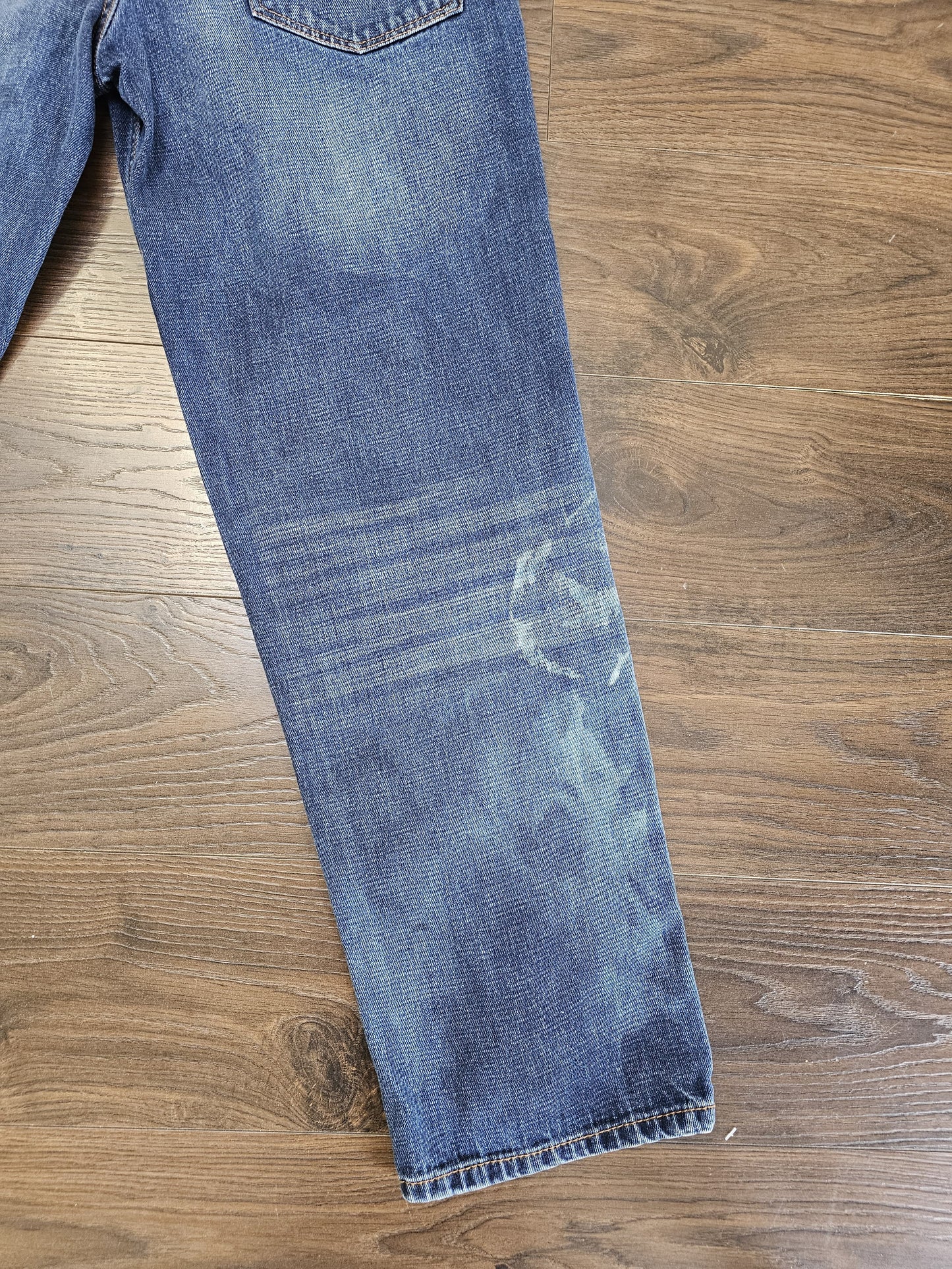 TU Mens Blue Jeans Straight Fit W32/29L Denim