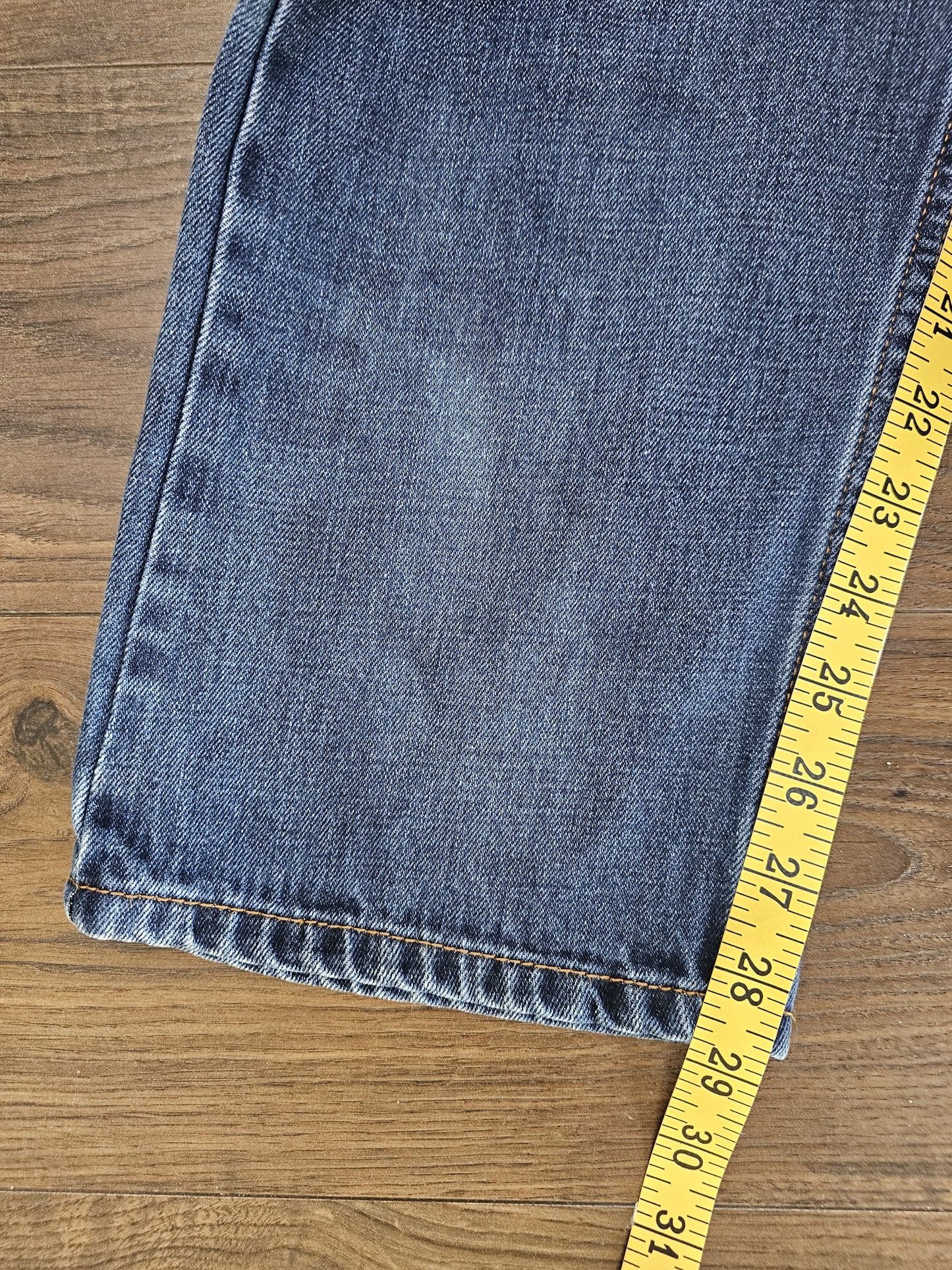 TU Mens Blue Jeans Straight Fit W32/29L Denim