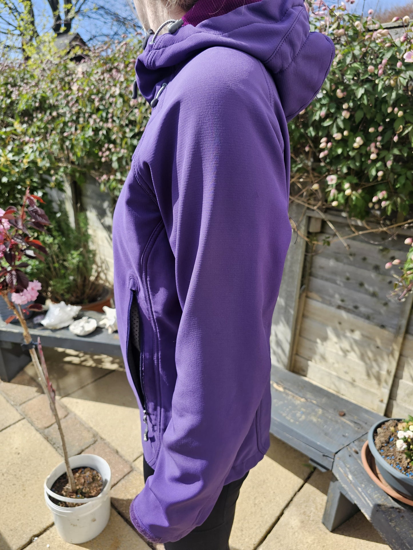 Rab Womens Baltoro Polartec Soft Shell Hooded Full Zip Jacket - UK 12