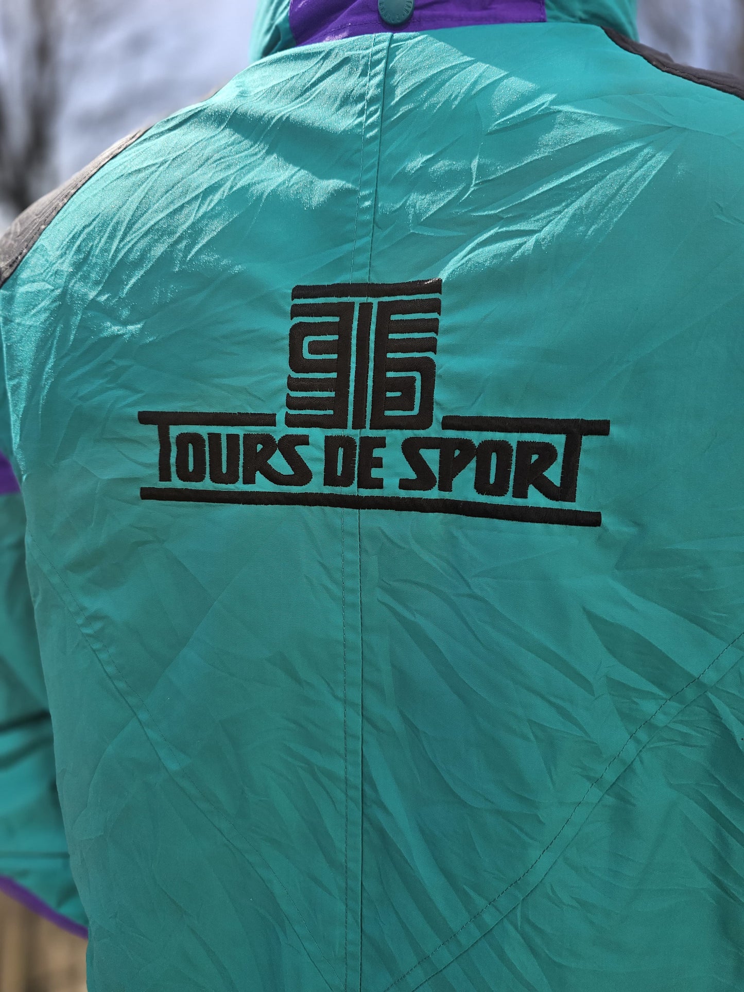 Vintage Columbia Tour De Sport Full Zip Windbreaker Jacket - L/XL - Unisex