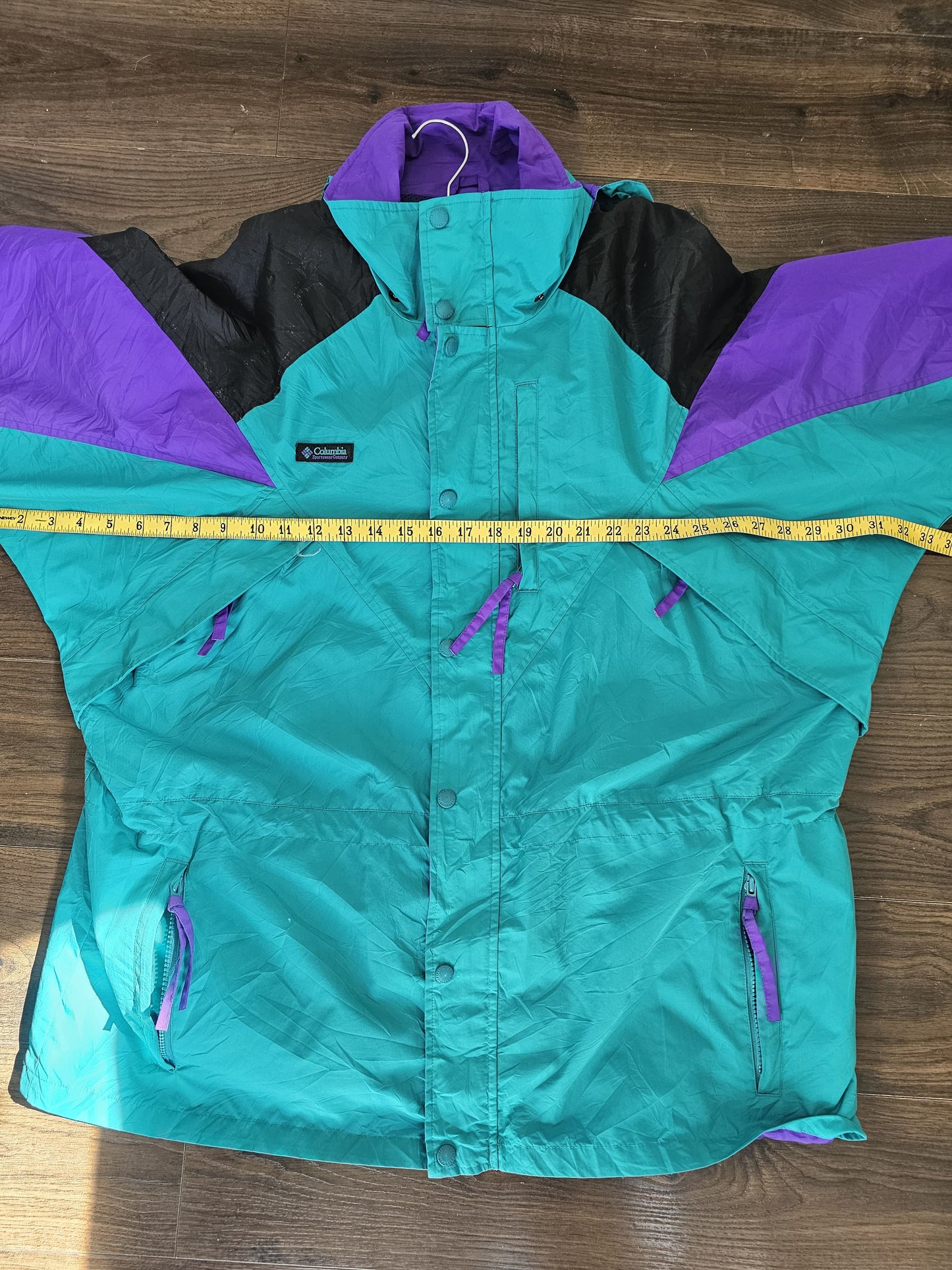 Vintage Columbia Tour De Sport Full Zip Windbreaker Jacket - L/XL - Unisex