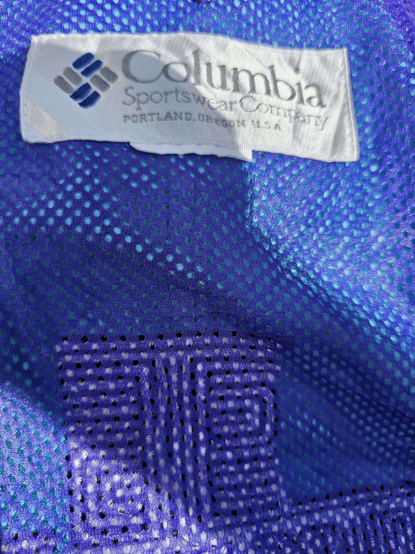 Vintage Columbia Tour De Sport Full Zip Windbreaker Jacket - L/XL - Unisex