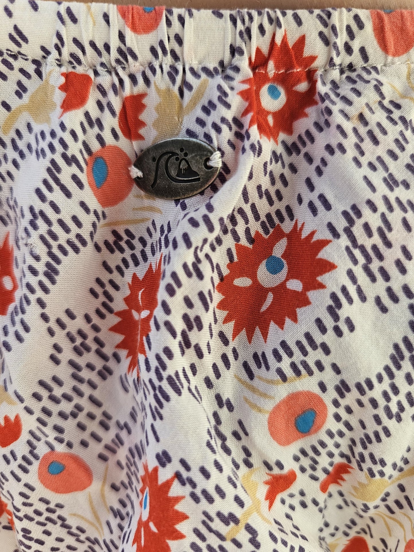 Quiksilver Strapless Floral Maxi Dress- M/Medium