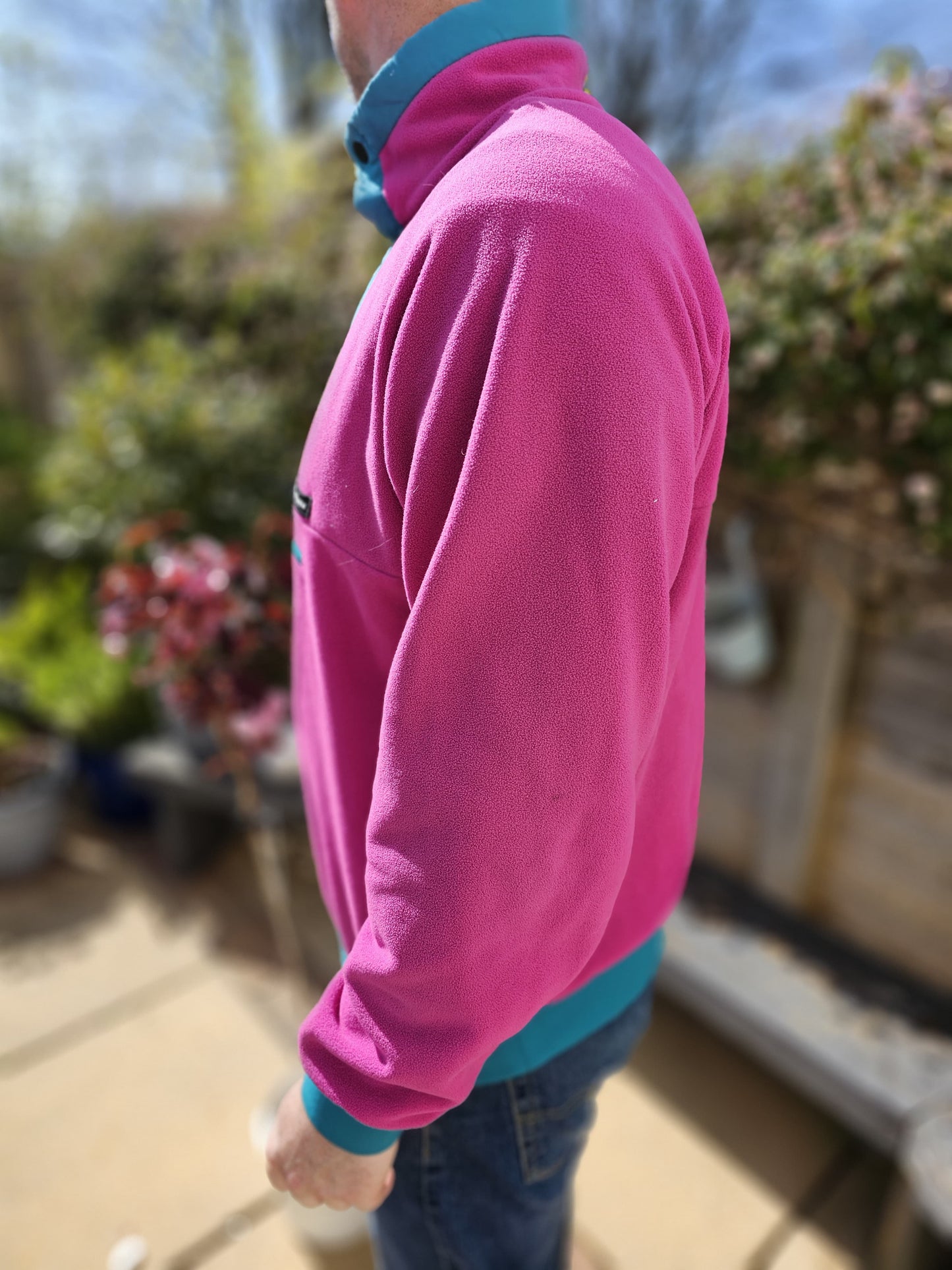 Berghaus Unisex Hot Pink Pullover 1/2 Zip Fleece Jumper - L/Large