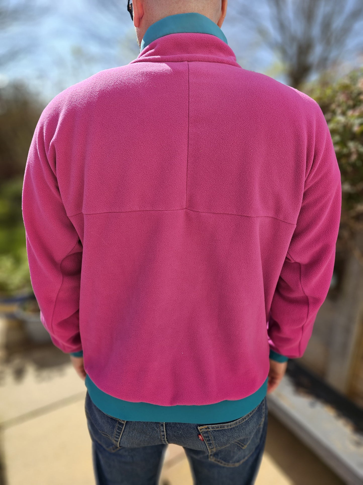 Berghaus Unisex Hot Pink Pullover 1/2 Zip Fleece Jumper - L/Large