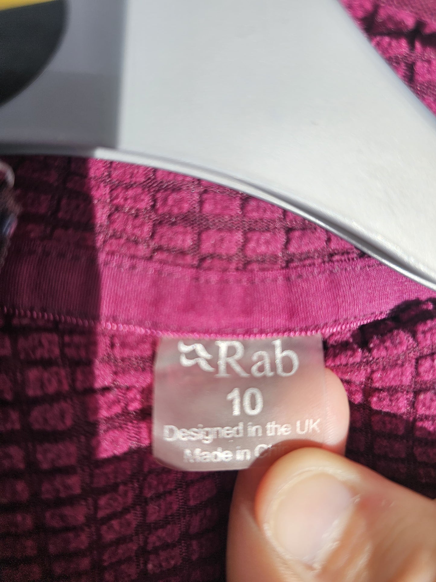 Rab Polartec Pullover Womens Mid Layer Hiking Activewear 1/2 Zip Top - UK 10
