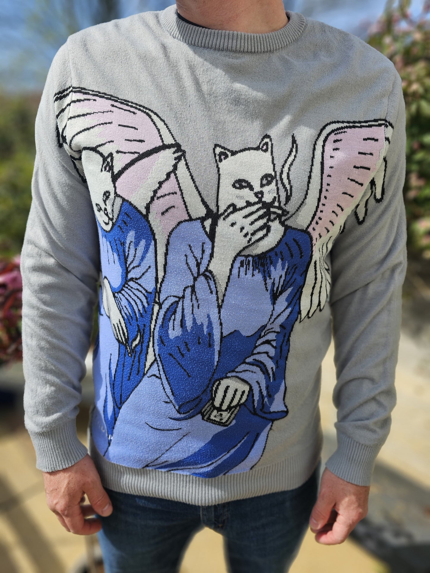 RipnDip Heaven And Hell Knit Sweater Pullover Jumper - L/Large