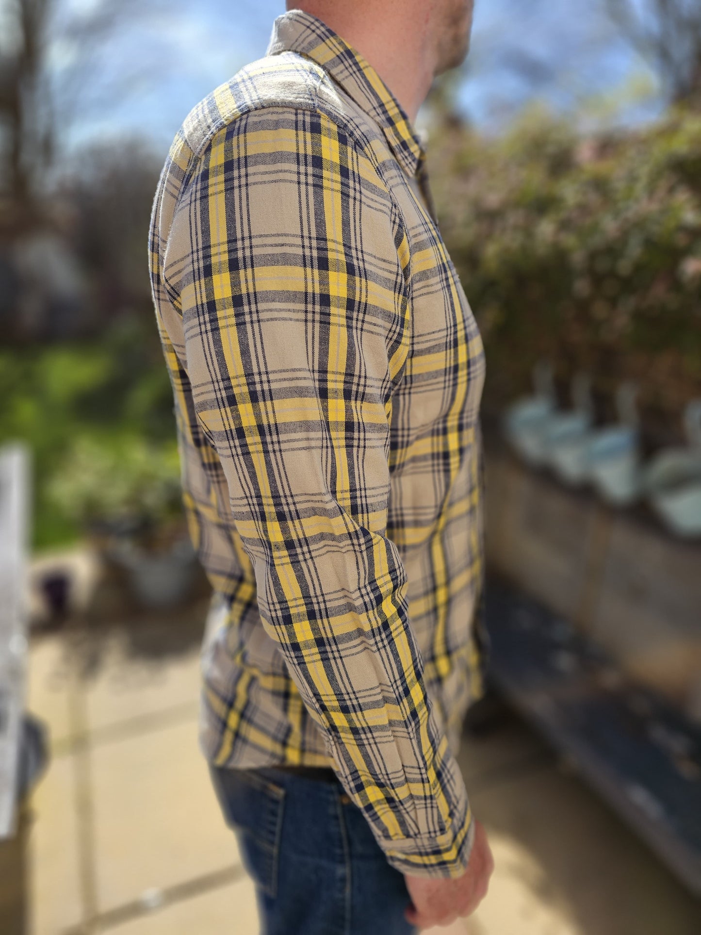 Levi's Long Sleeved Check Shirt - L/Large