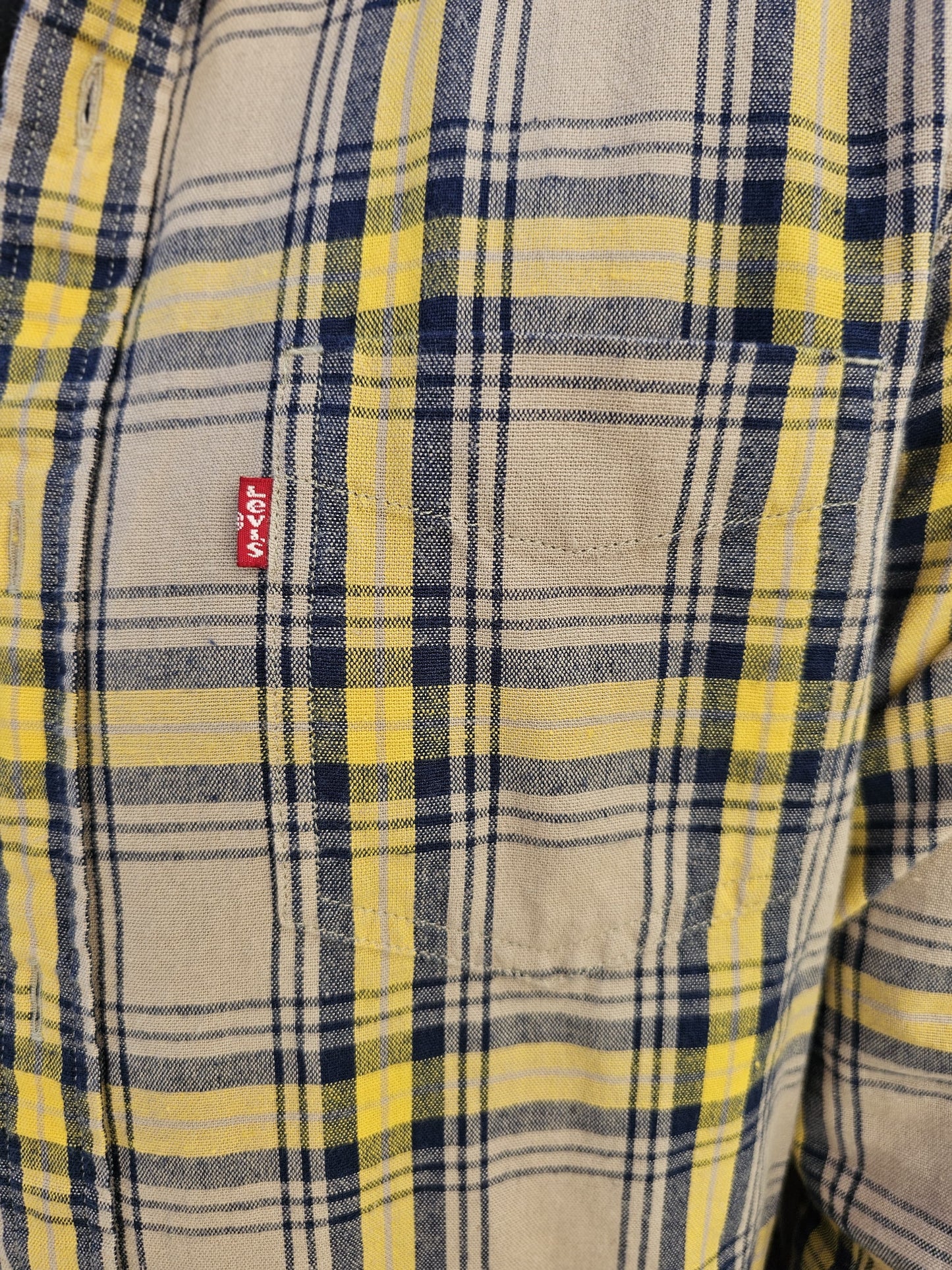 Levi's Long Sleeved Check Shirt - L/Large