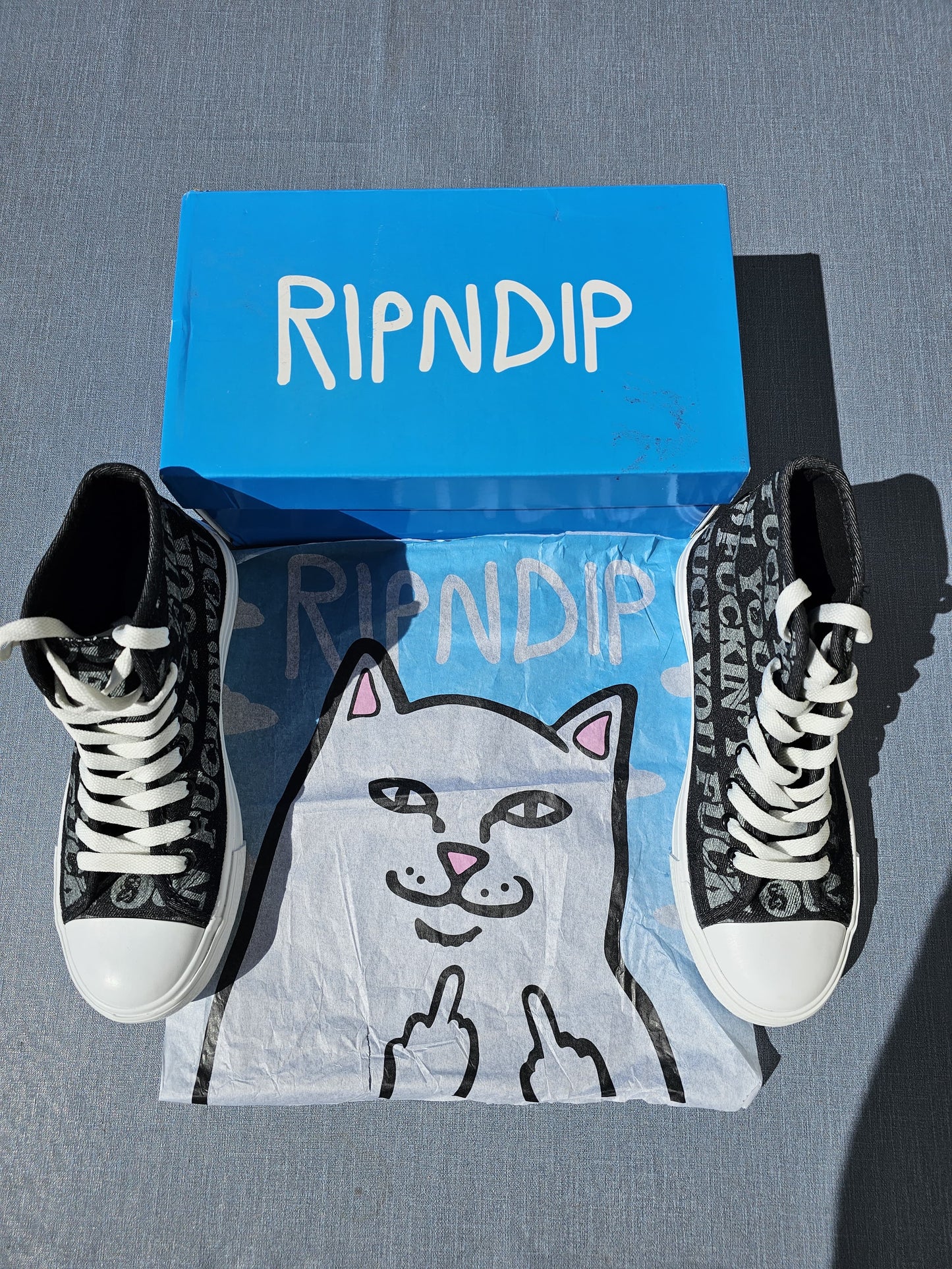 RipnDip Hightop Trainers/Sneakers/Shoes - UK 6.5 Skate