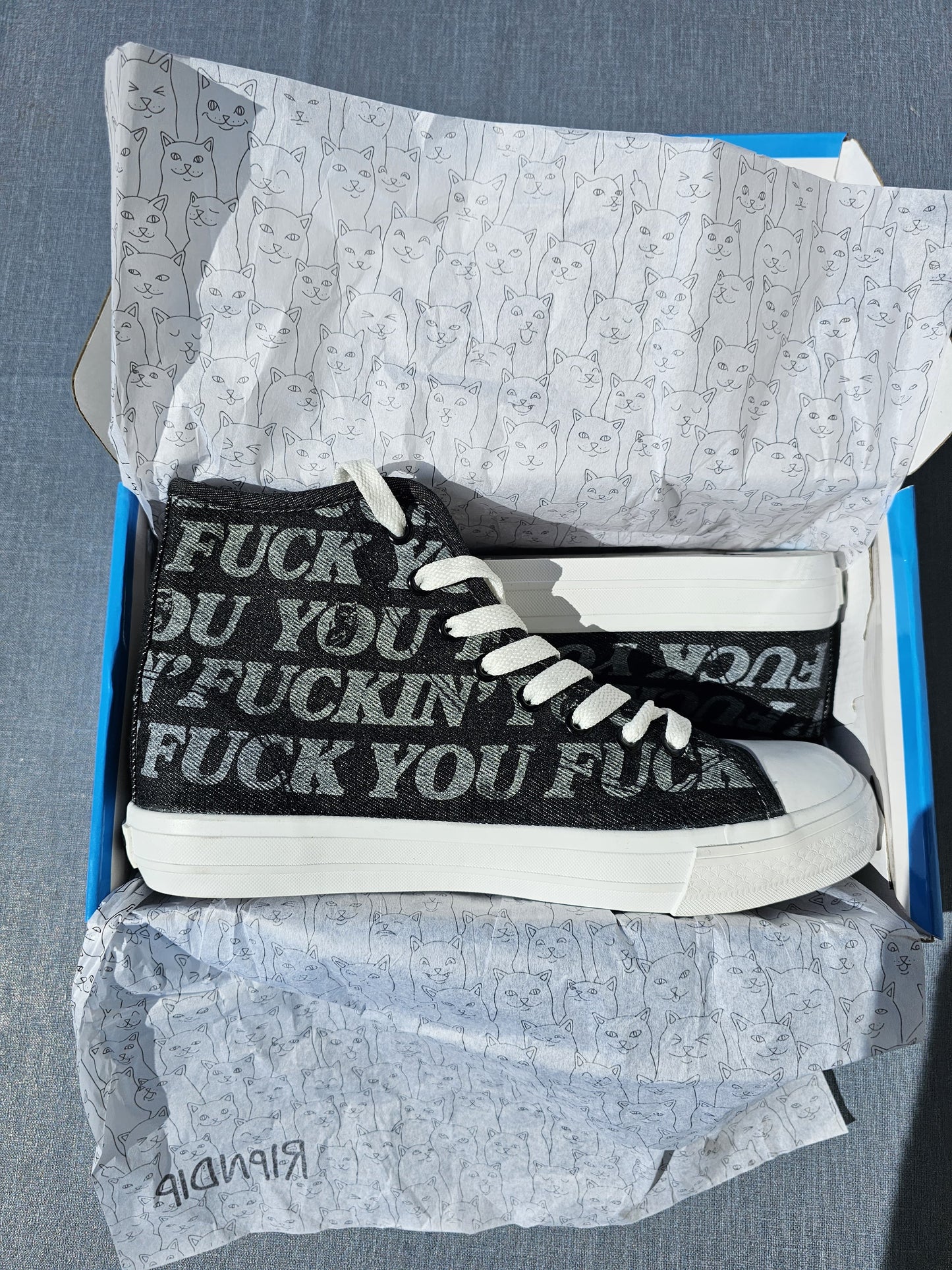 RipnDip Hightop Trainers/Sneakers/Shoes - UK 6.5 Skate