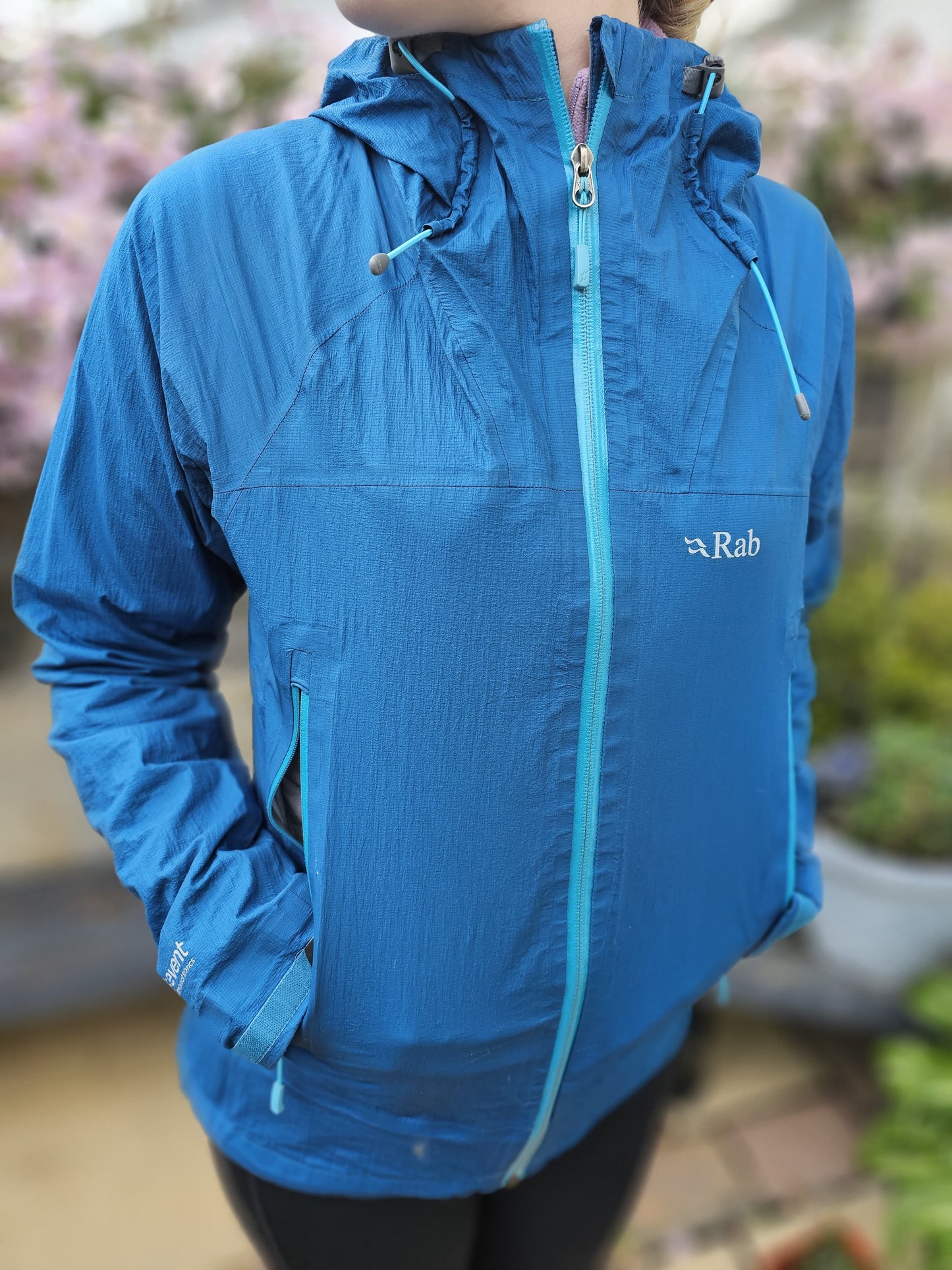 Womens Rab Event Waterproof & Wind Proof Walking/Hiking Jacket/Coat - UK 12