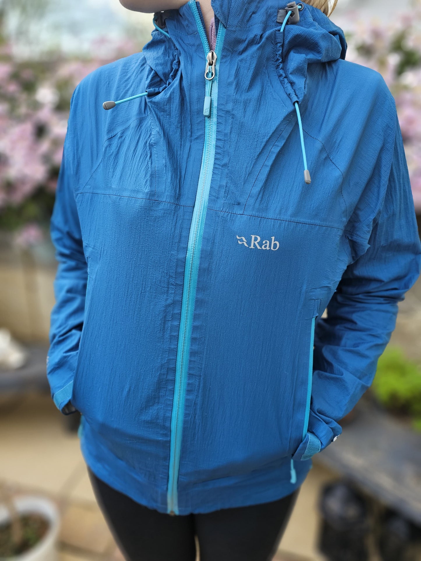 Womens Rab Event Waterproof & Wind Proof Walking/Hiking Jacket/Coat - UK 12